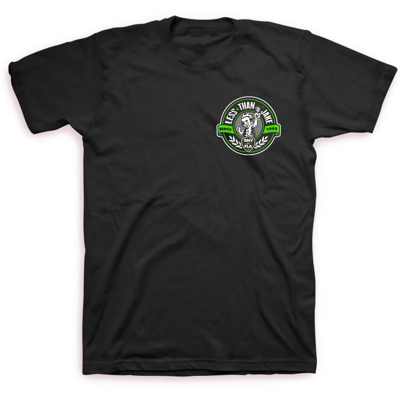 Less Than Jake Crest Logo T-shirt (Black)