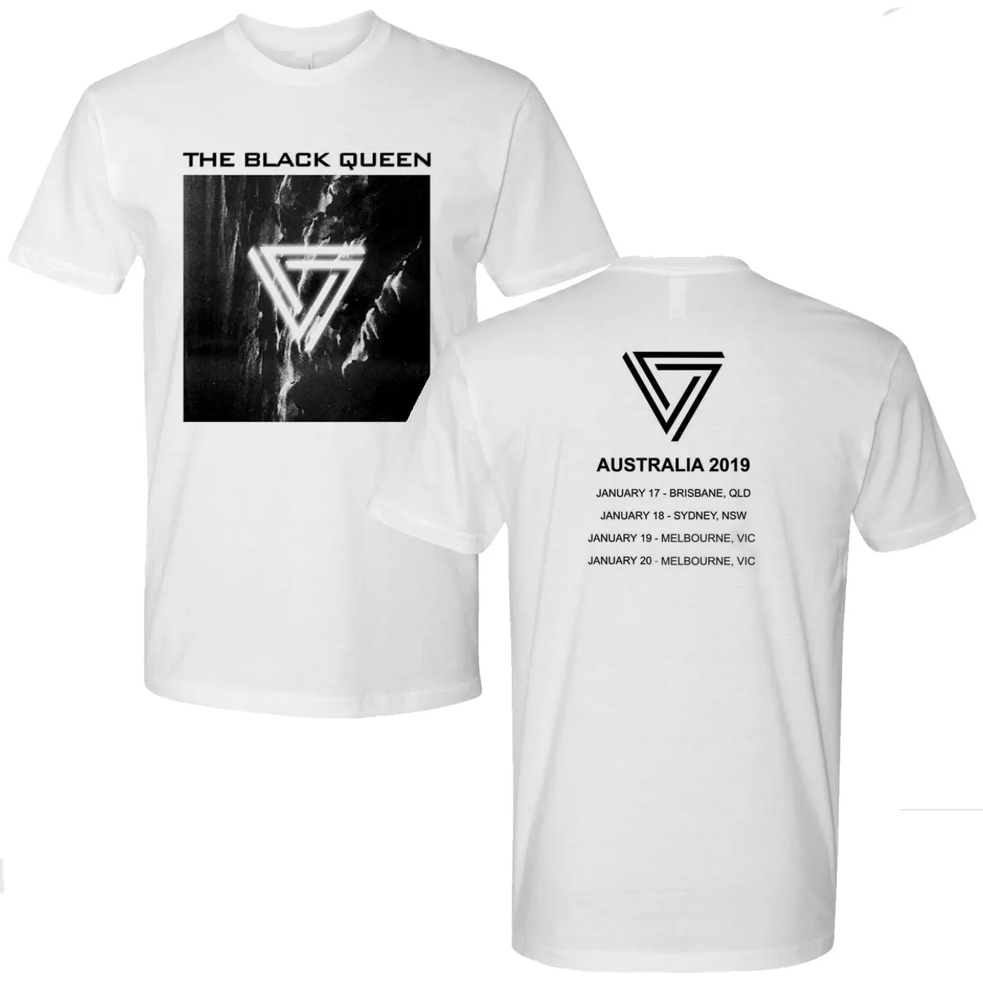 The Black Queen 2019 Australian Tour T-shirt (White)