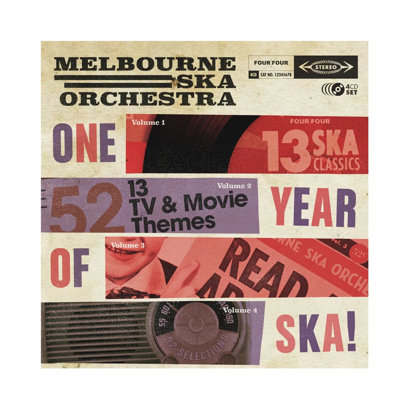 Melbourne Ska Orchestra One Year of Ska Box Set - 4CD