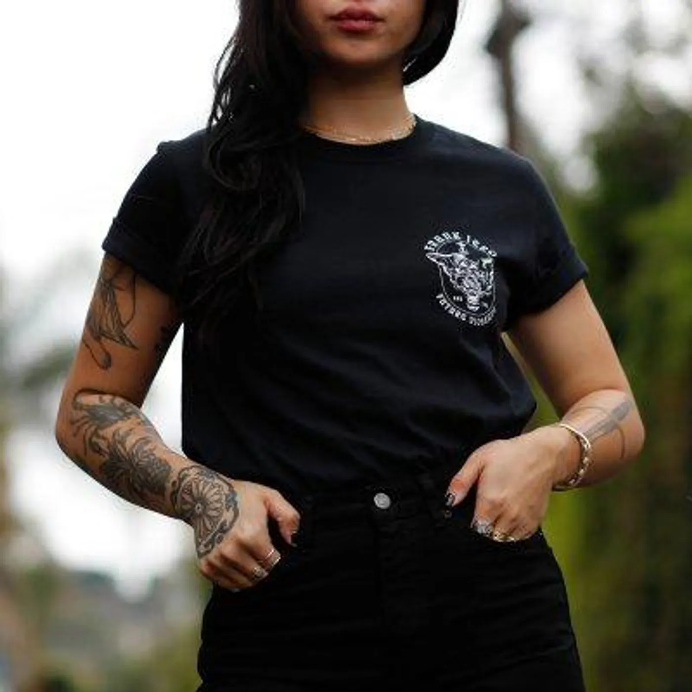 Frank Iero Panther T-shirt (Black)