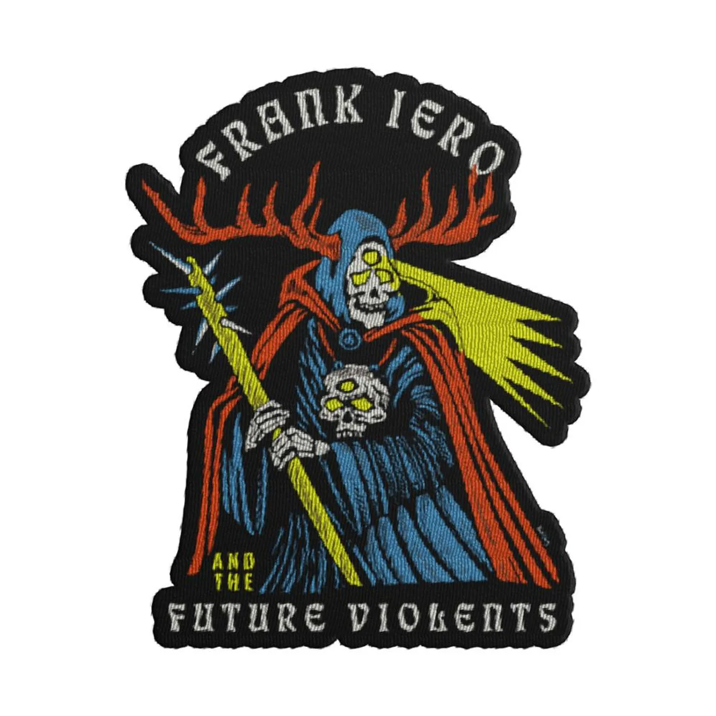 Frank Iero Reaper Die Cut Patch