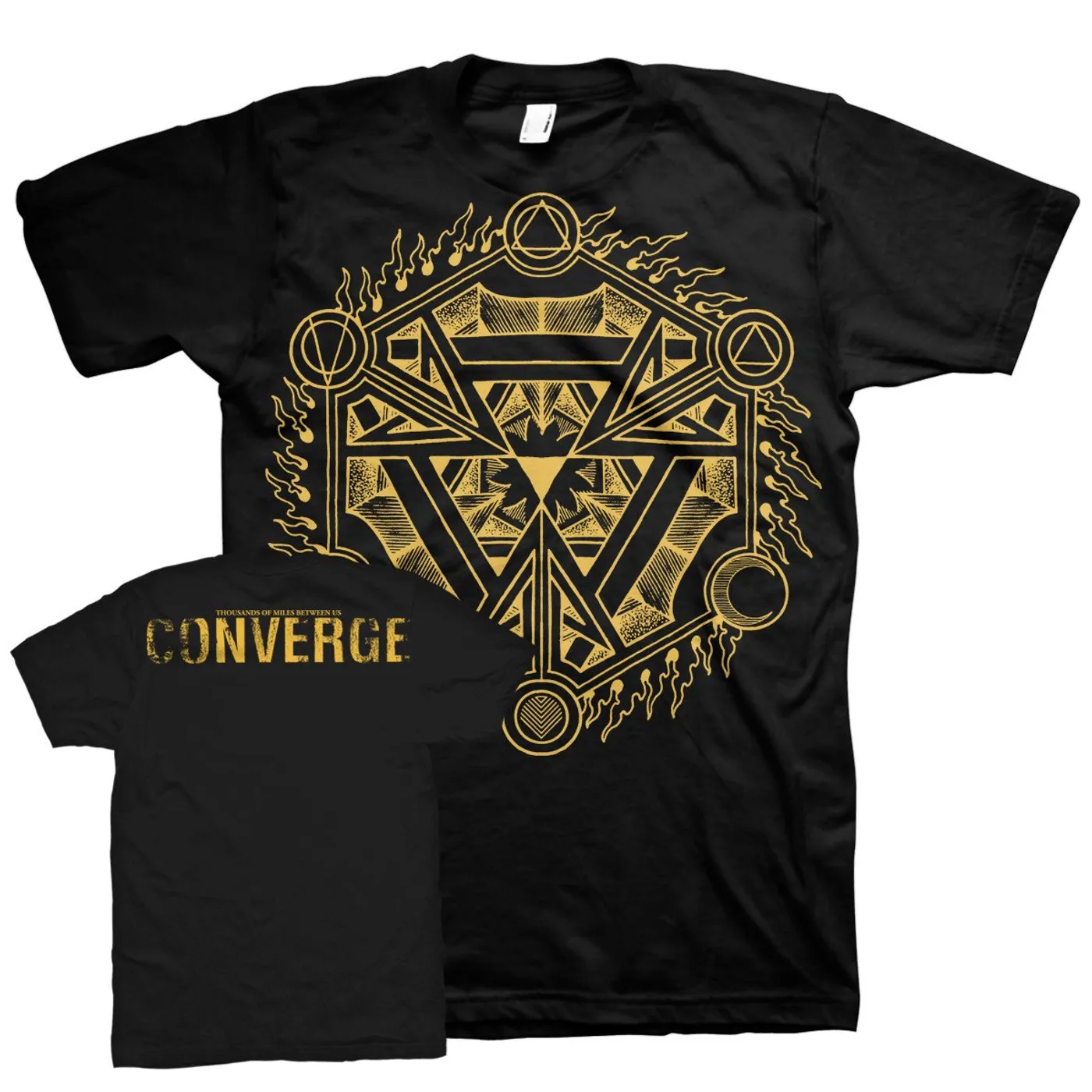 Converge Thousands of Miles Between Us Symbol T-shirt