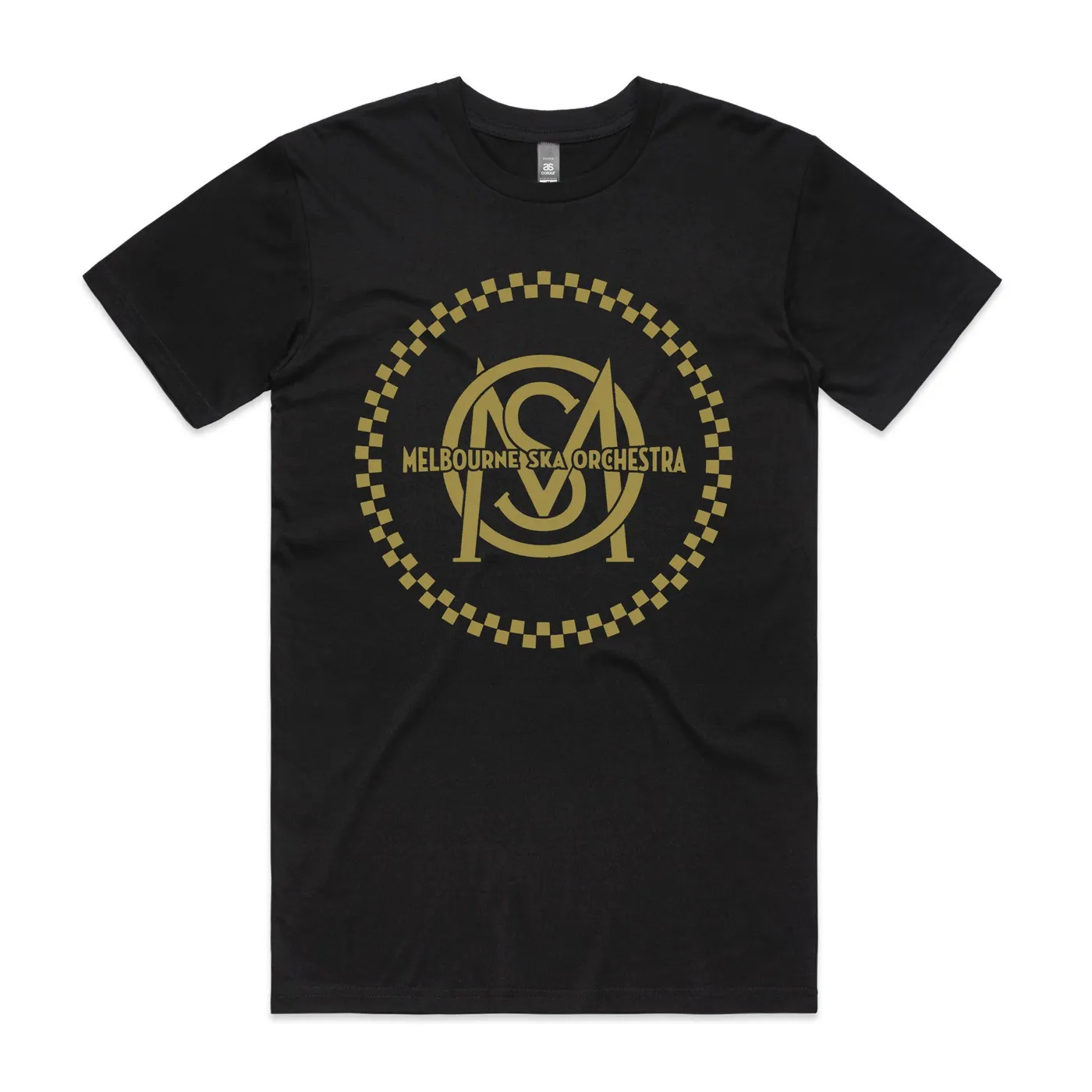 Melbourne Ska Orchestra Gold Logo T-shirt (Black)