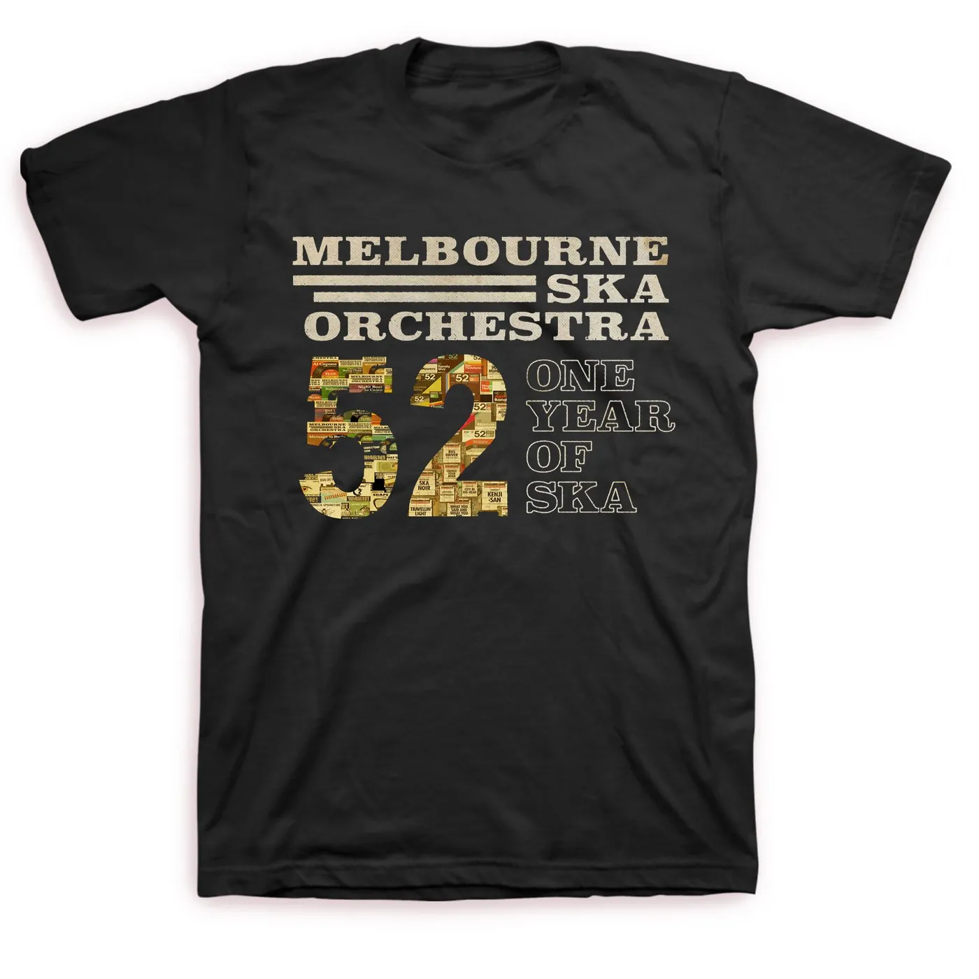 Melbourne Ska Orchestra One Year of Ska T-shirt (Black)