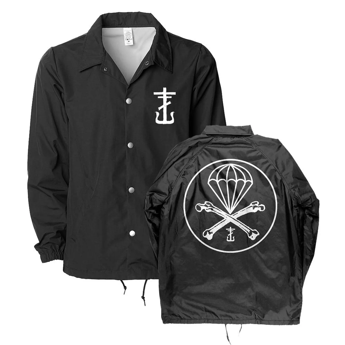 Frank Iero Parachute Windbreaker (Black)
