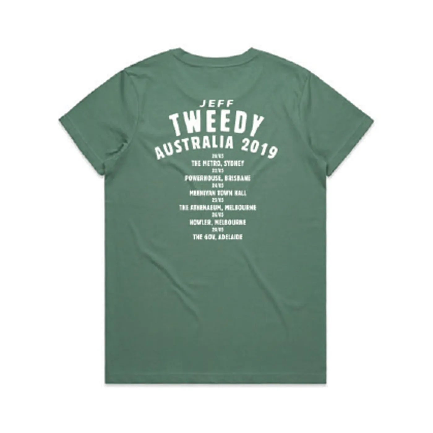 Jeff Tweedy Night Sky 2019 women’s Tour T-Shirt (Sage)