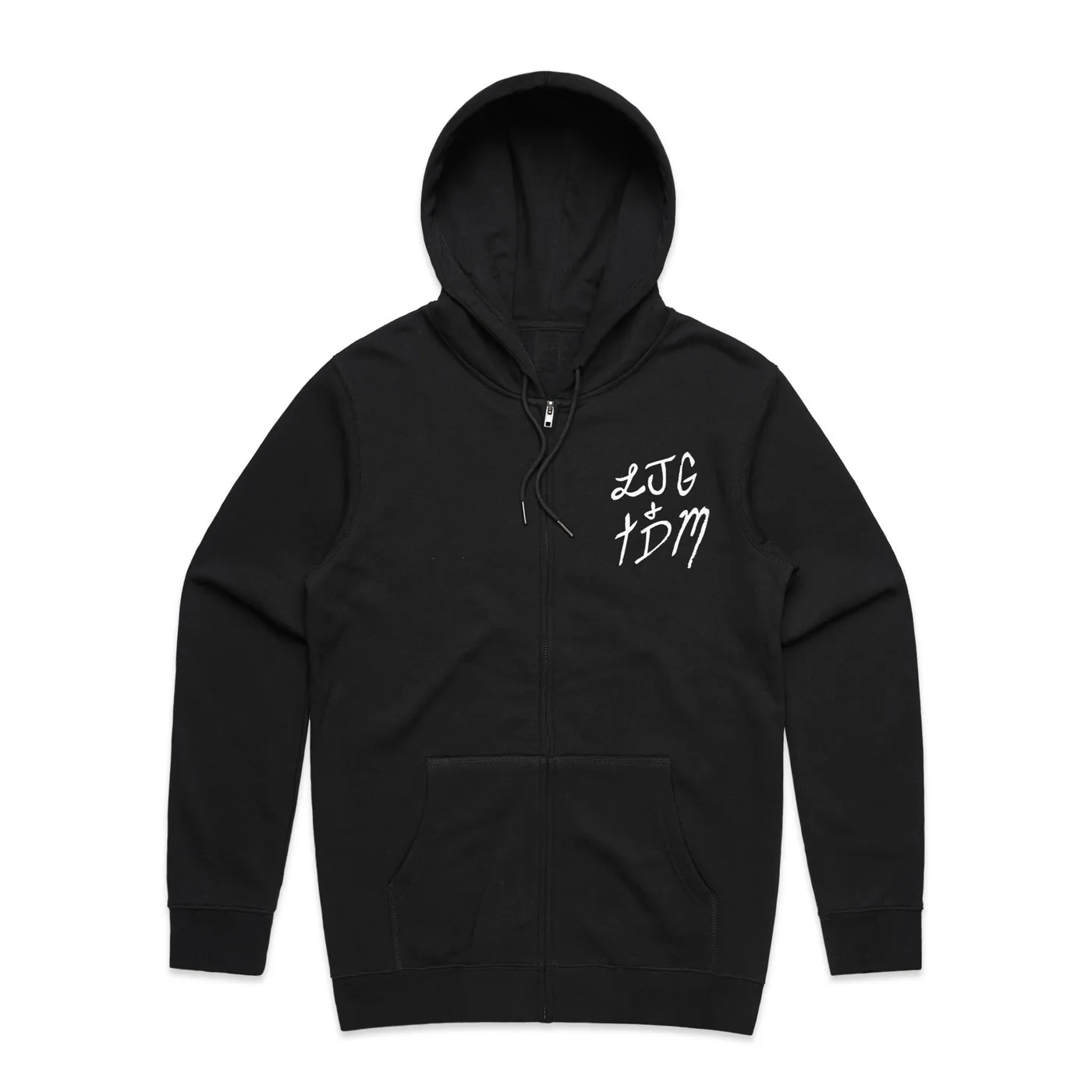 Laura Jane Grace & the Devouring Mothers Drippy Angel Zip Hoodie (Black)
