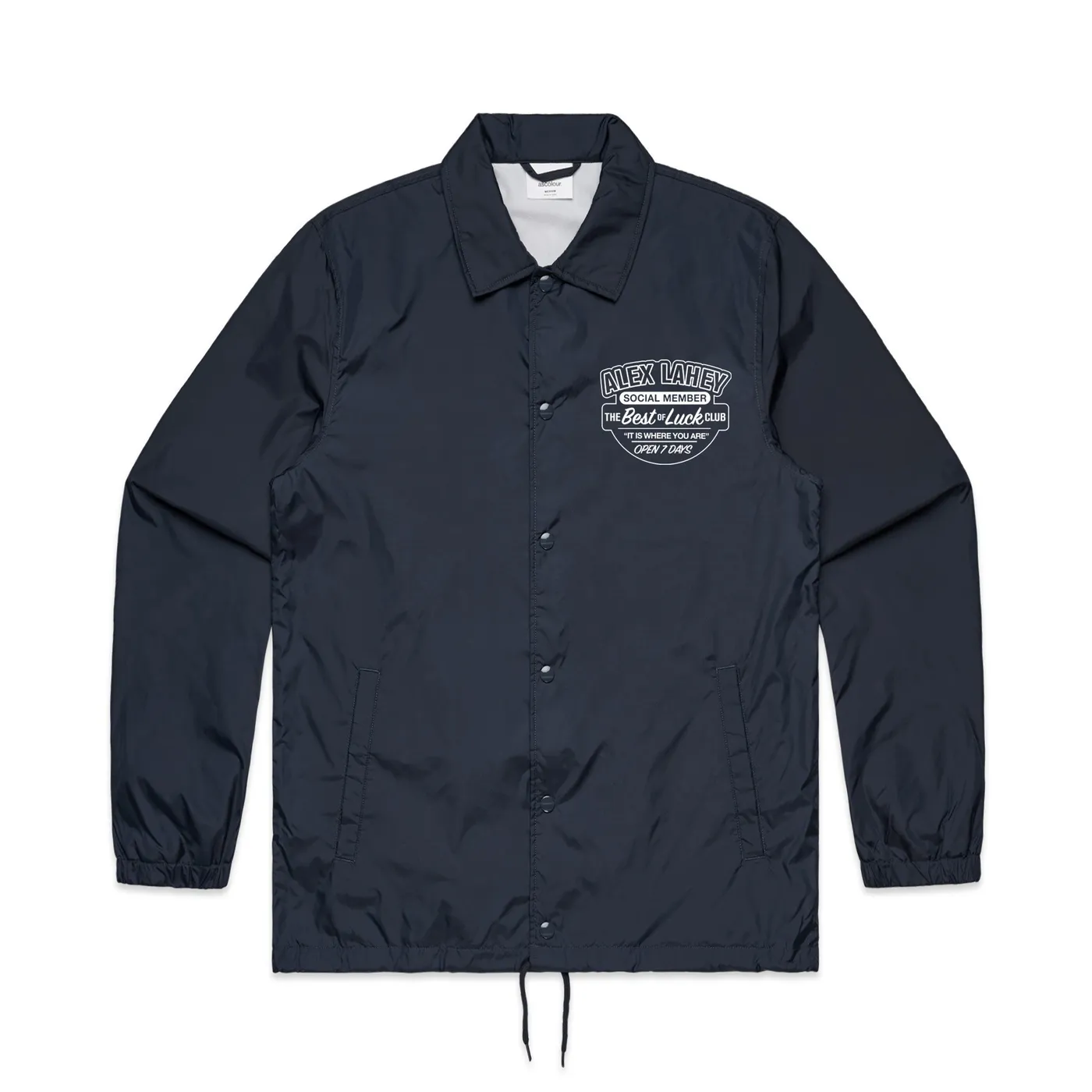 Alex Lahey Best Of Luck Club Windbreaker (Navy)
