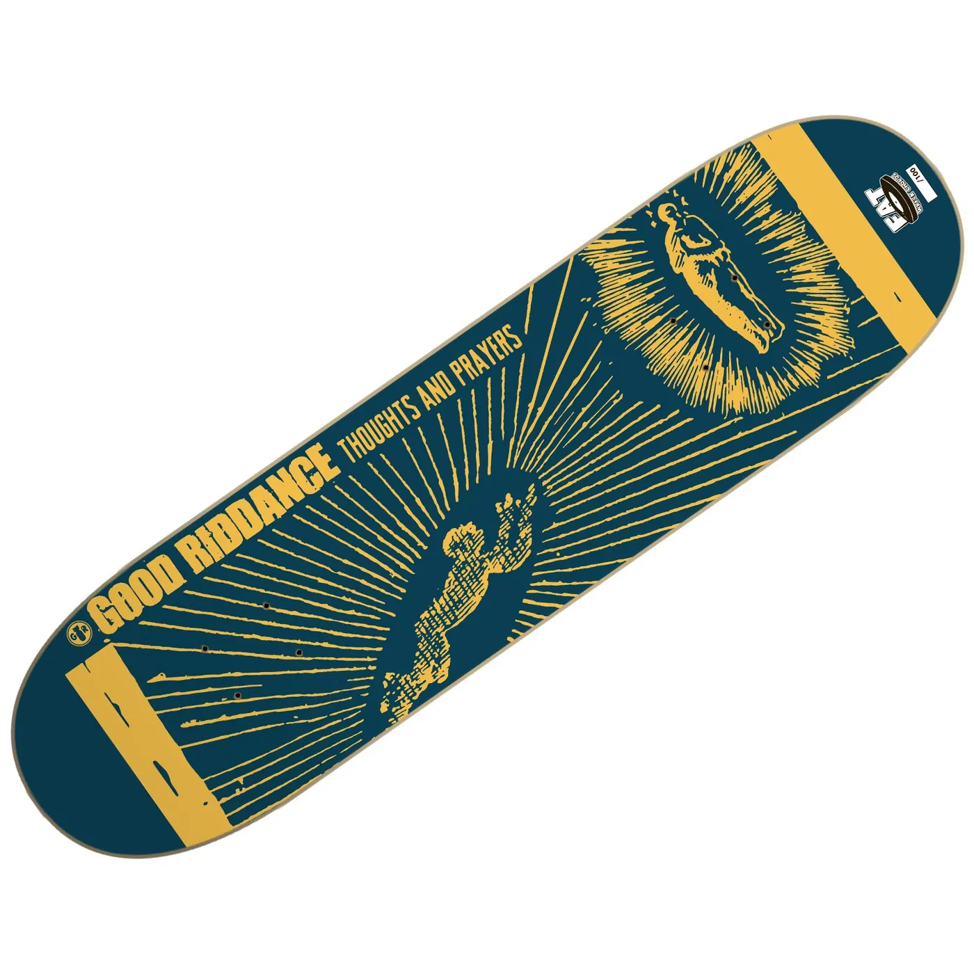 Good Riddance Thoughts and Prayers Skate Deck (Limited Edition)
