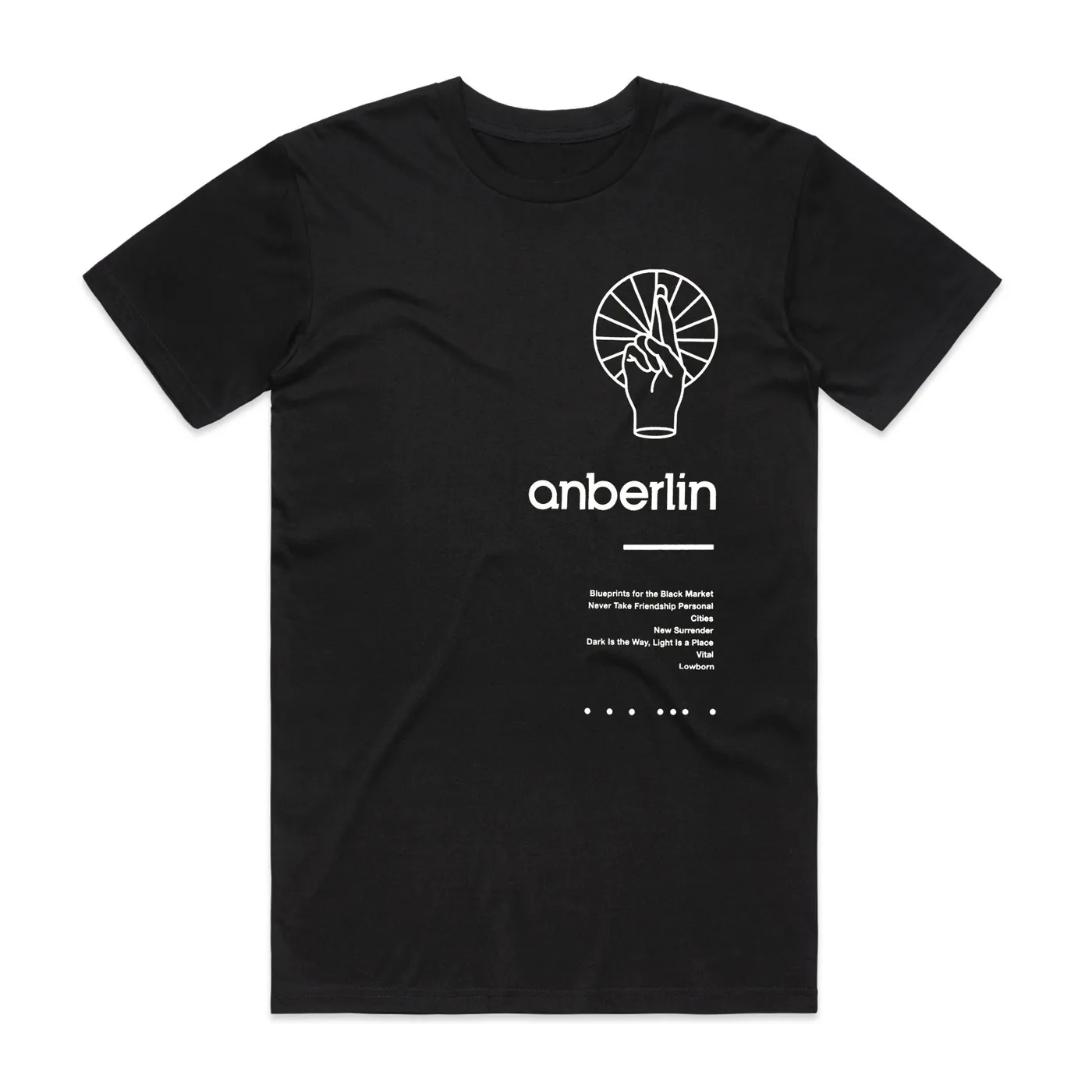 Anberlin Lowborn Tee (Black)