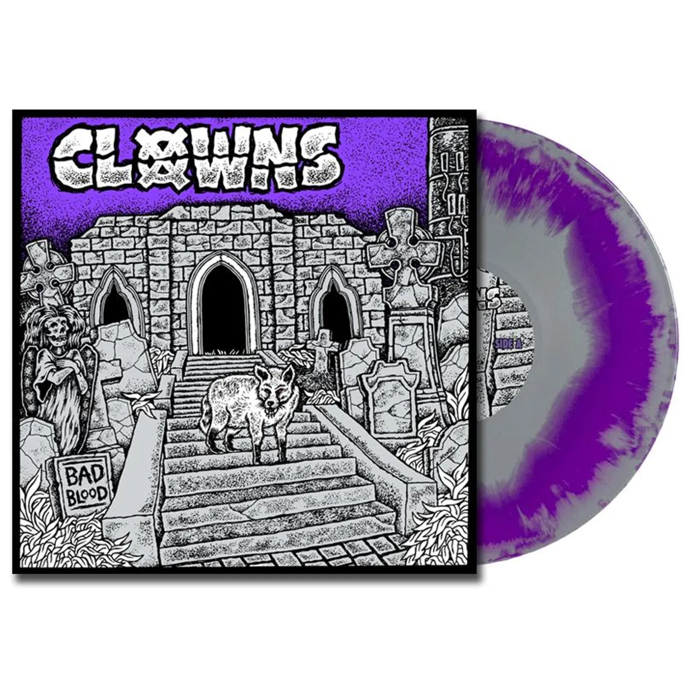 Clowns Bad Blood LP (Silver/Purple) (Vinyl)