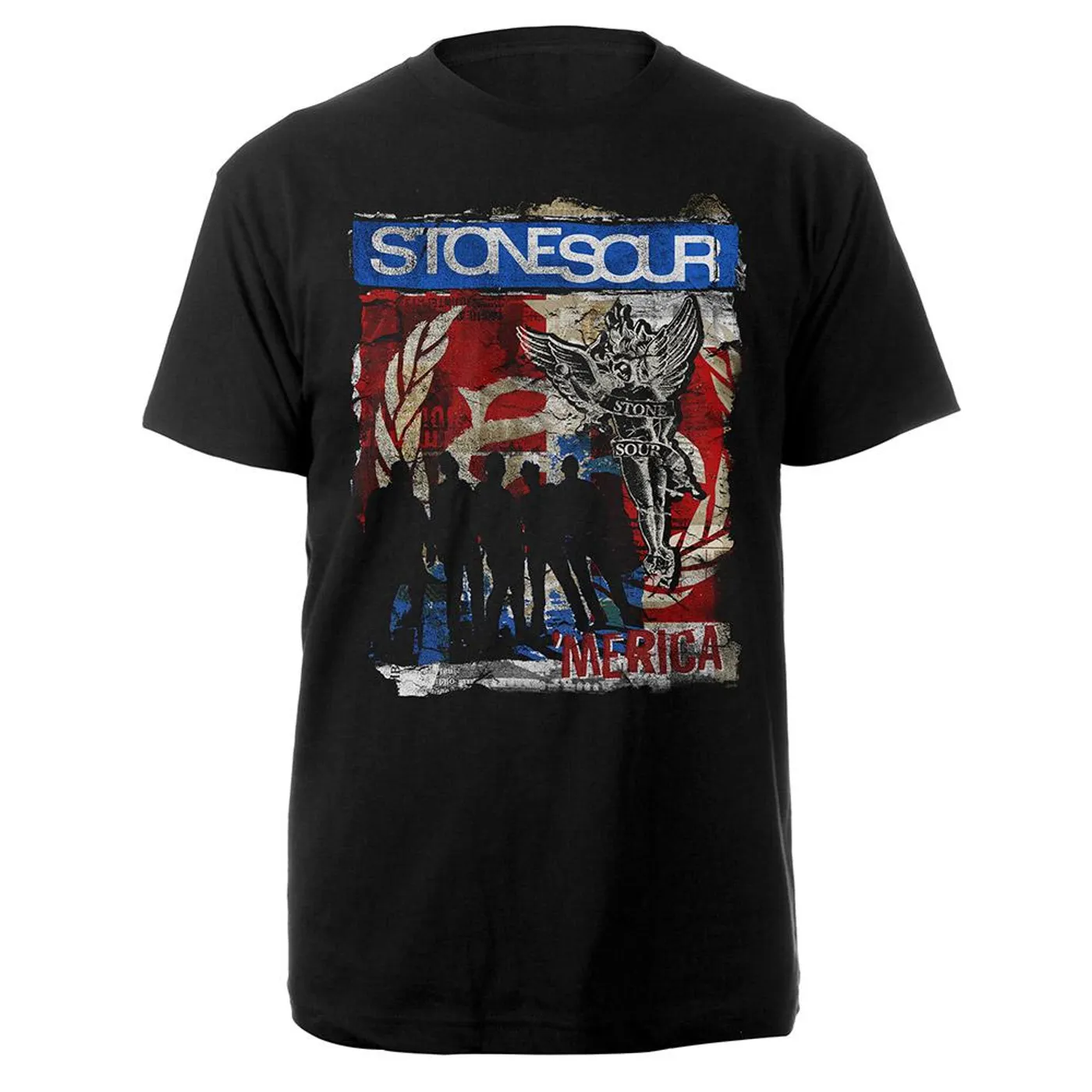 Stone Sour 'Merica Black Tee