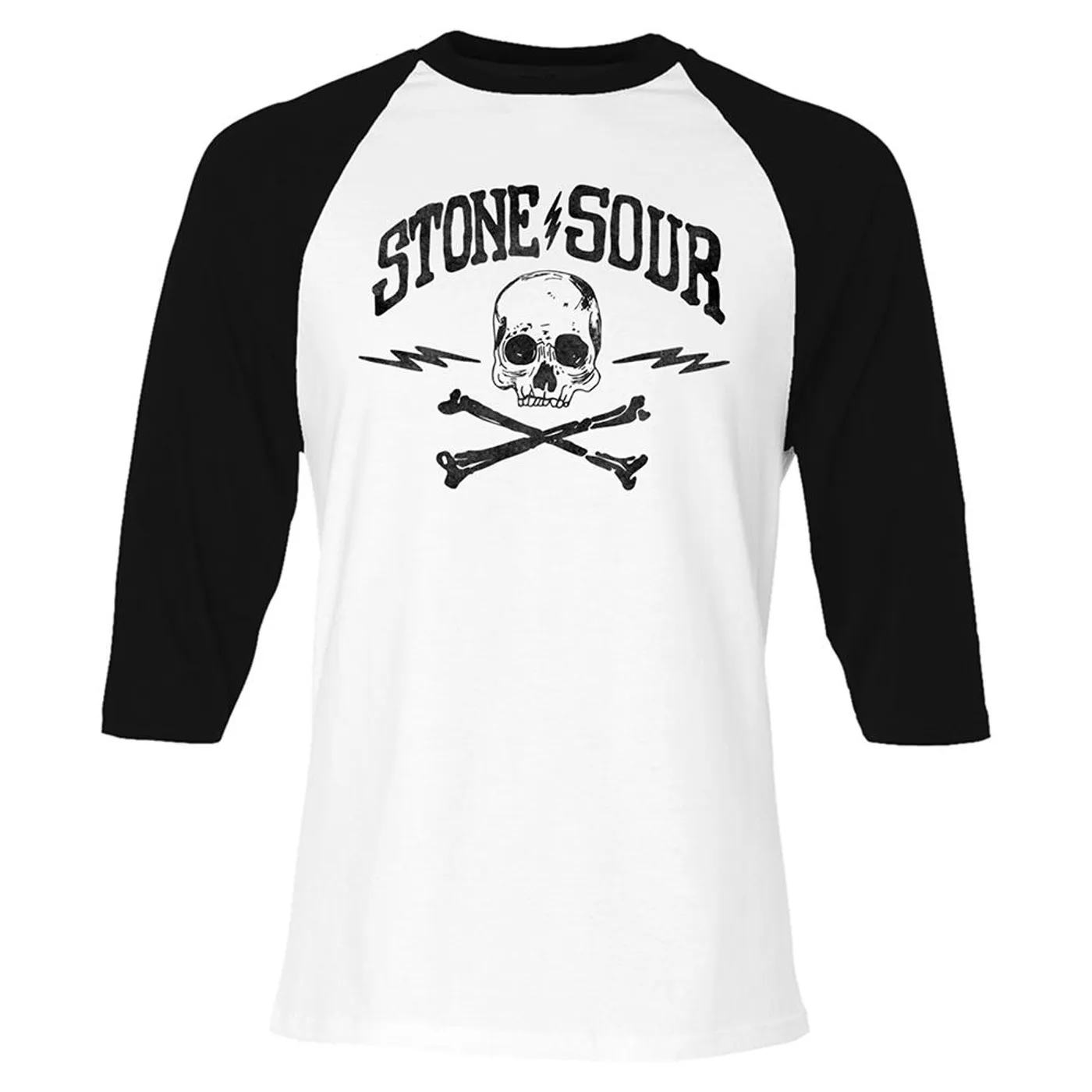 Stone Sour StoneSour Cross Bones 3/4 Raglan