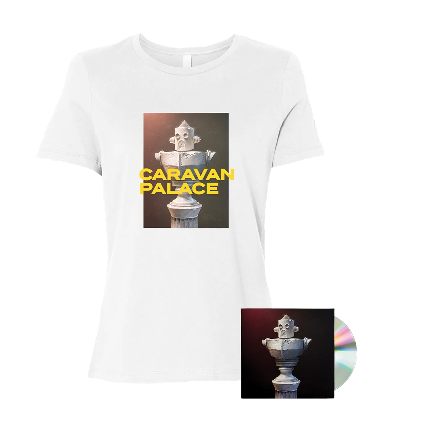 Caravan Palace Chronologic T-Shirt + CD Bundle