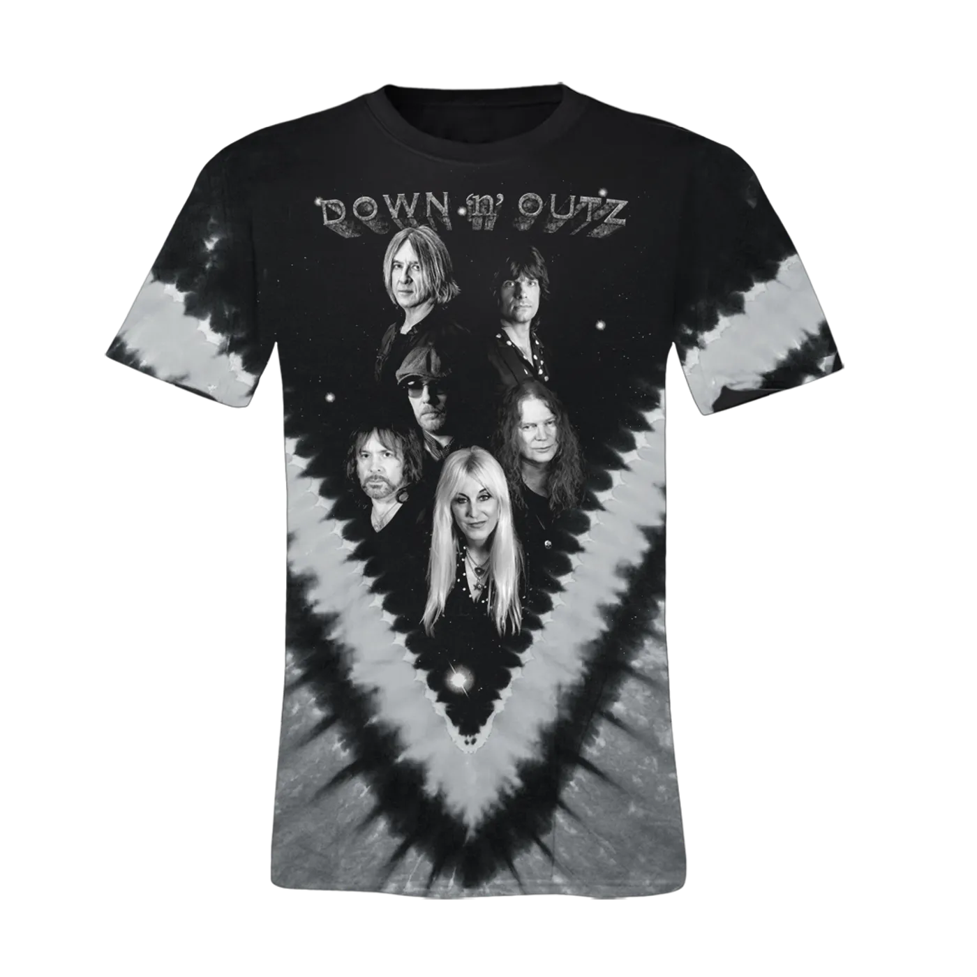 Down 'n' Outz Photo Tie Dye Tee