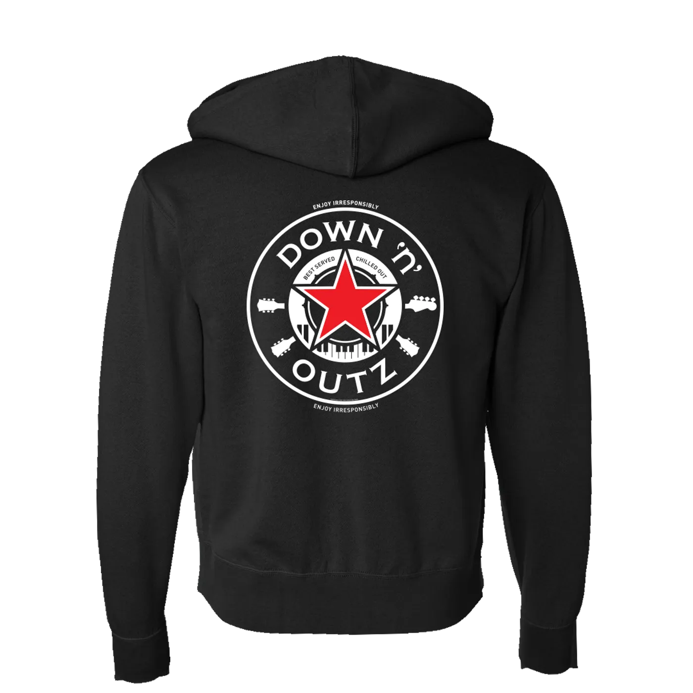 Down 'n' Outz Enjoy Responsibly Zip Hoodie
