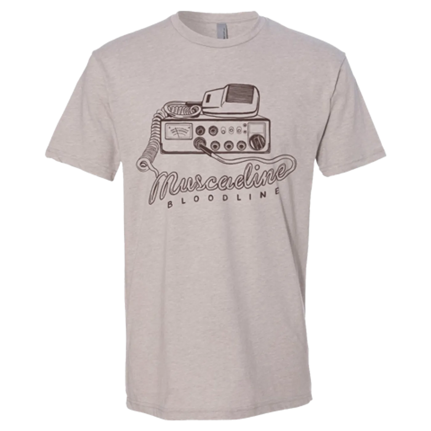 Muscadine Bloodline CB Radio Tee - Tan