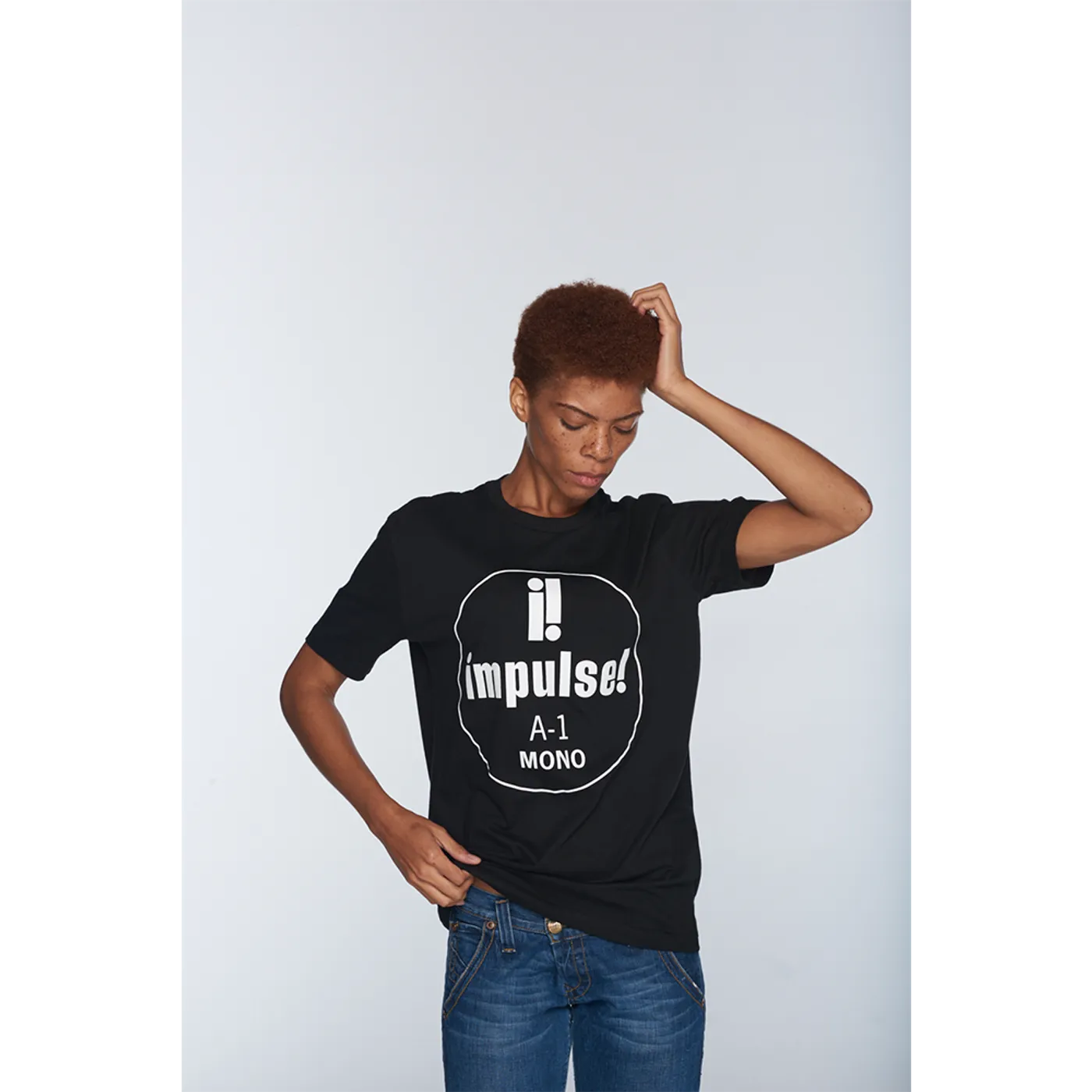 Impulse! Records Front Logo T-Shirt - Black