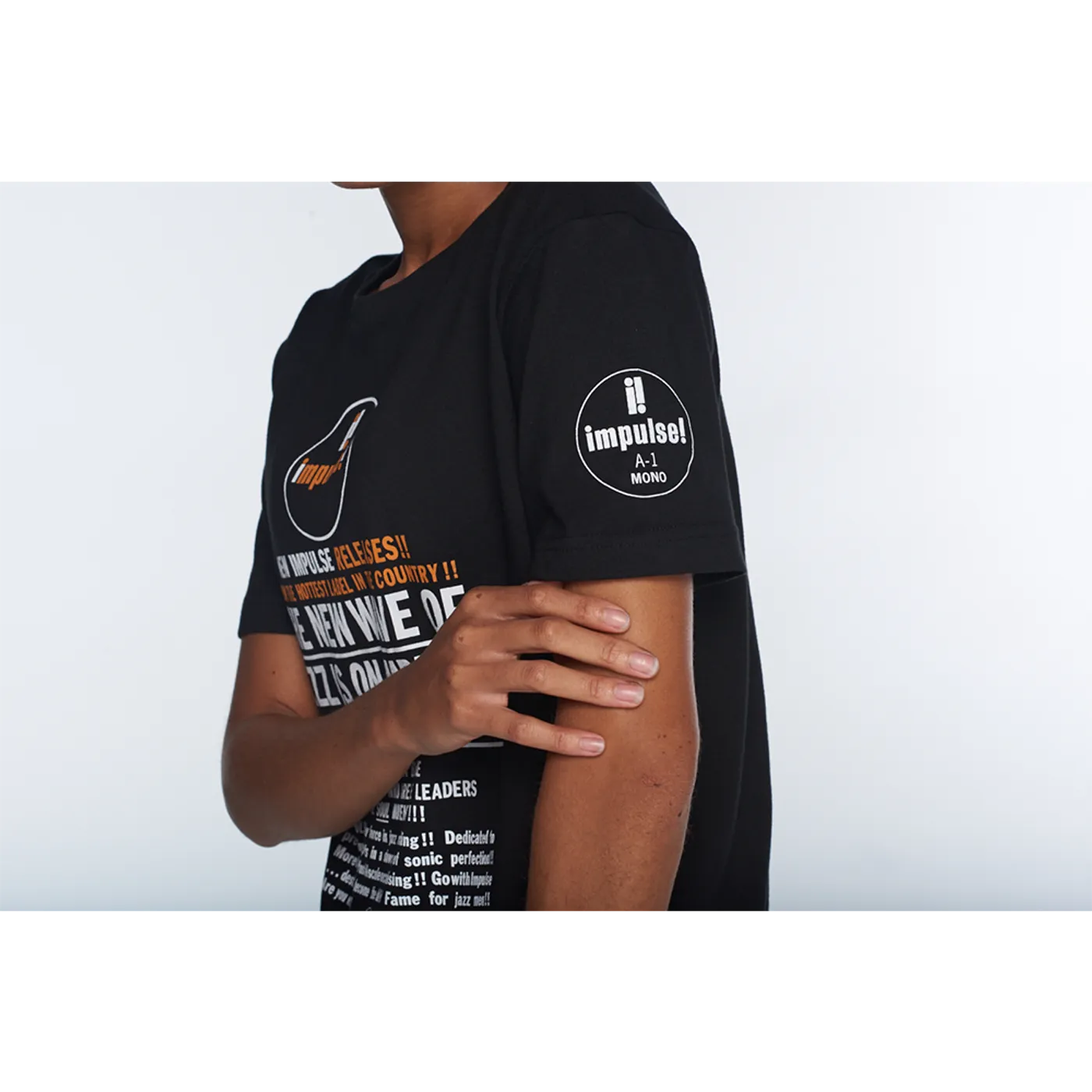 Impulse! Records Back Logo T-Shirt - Black