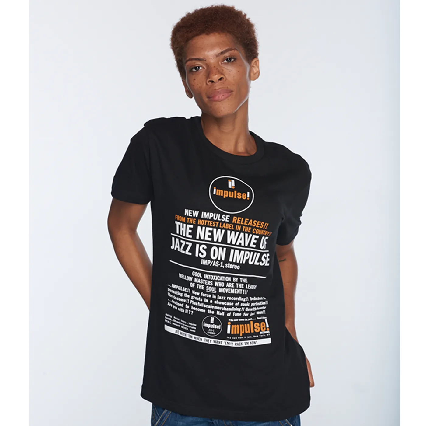 Impulse! Records Back Logo T-Shirt - Black