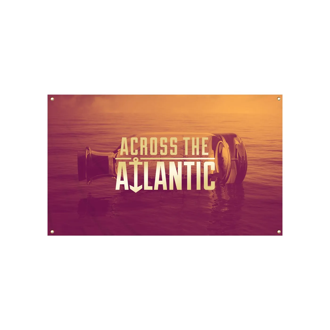 Across The Atlantic - Works of Progress Wall Flag