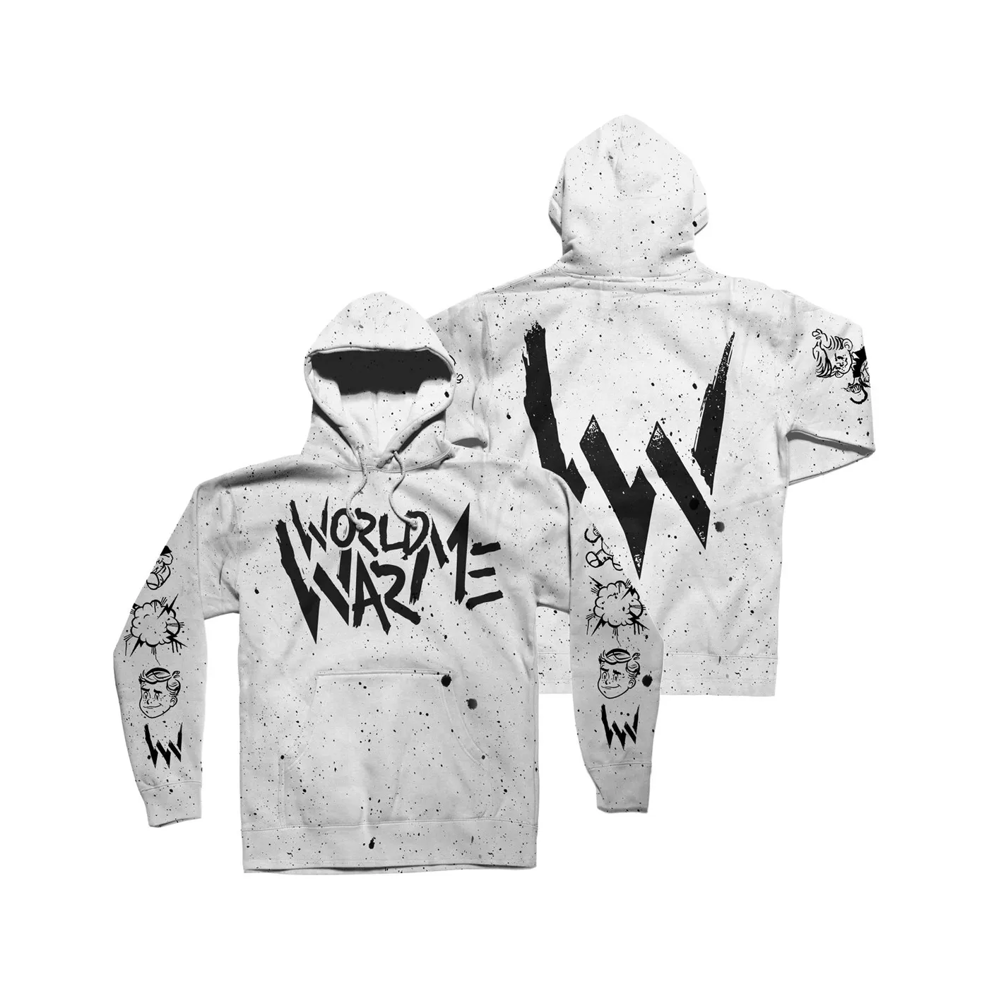 World War Me - Icon Splatter Dye Hoodie