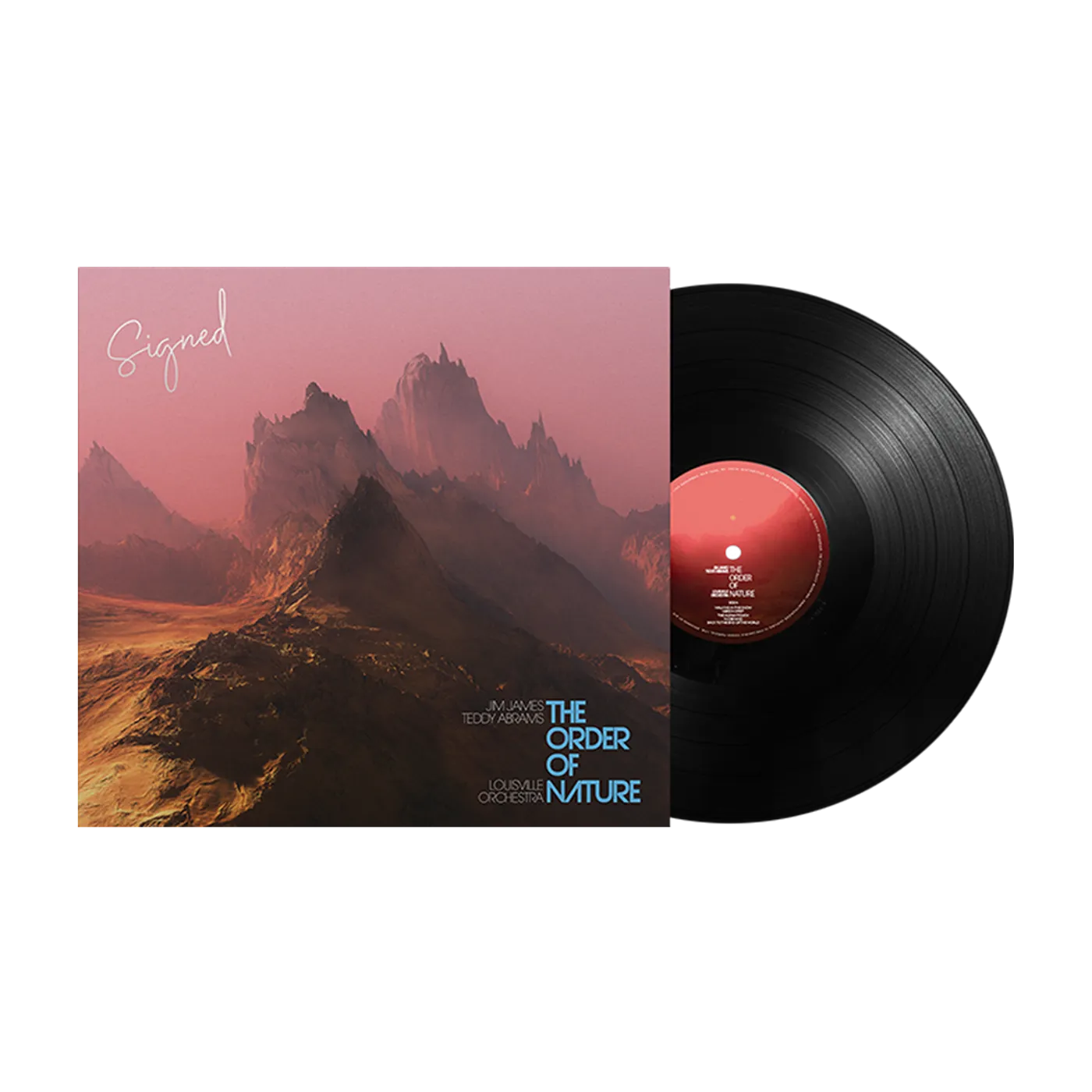 Jim James The Order of Nature Signed LP Jacket (Vinyl)