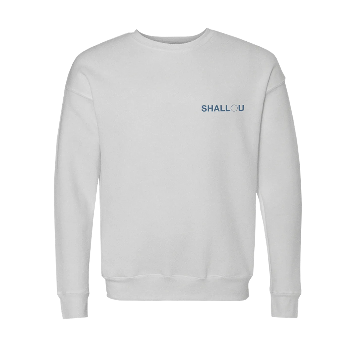 Shallou Logo Chest White Crewneck