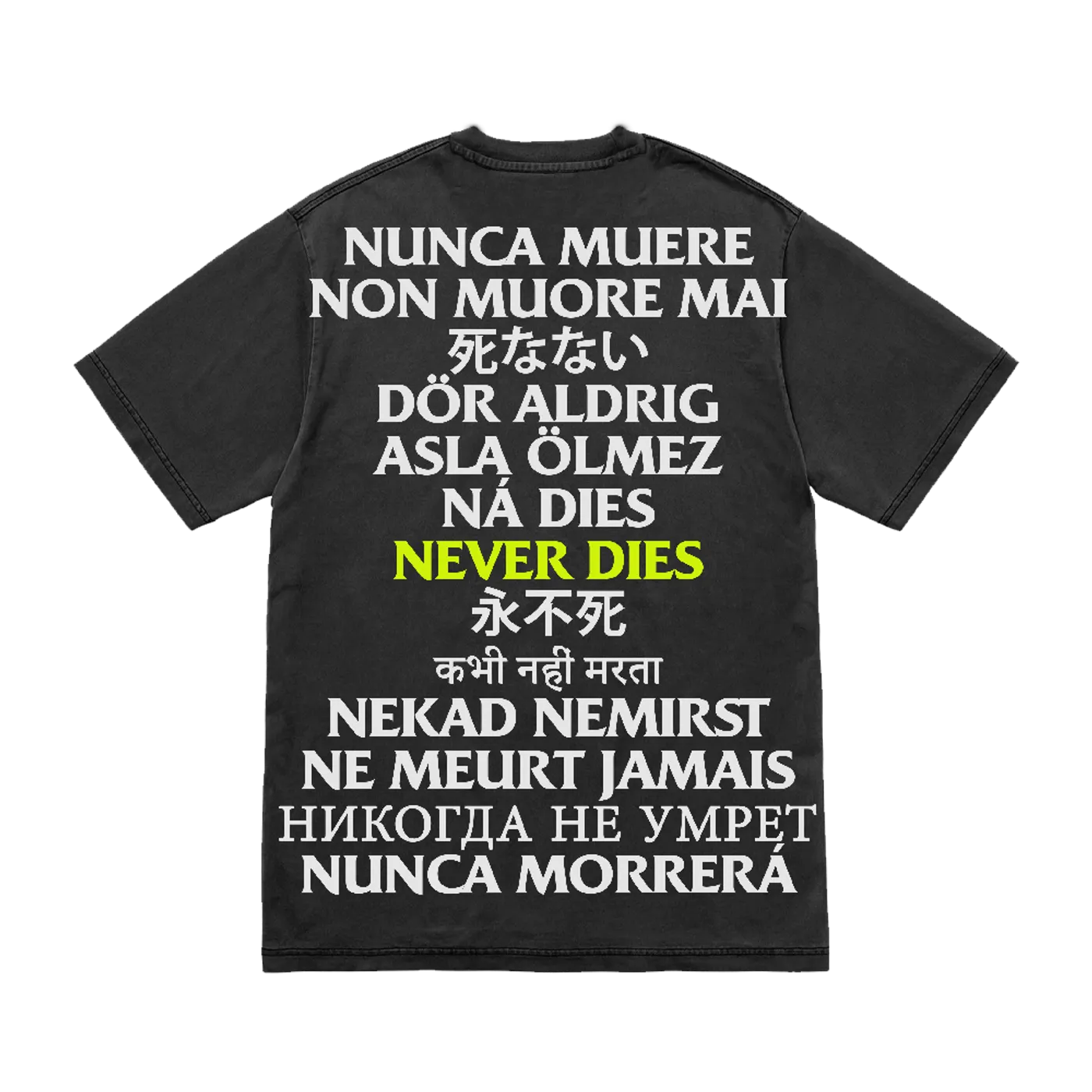 Yellow Claw Never Dies T-Shirt