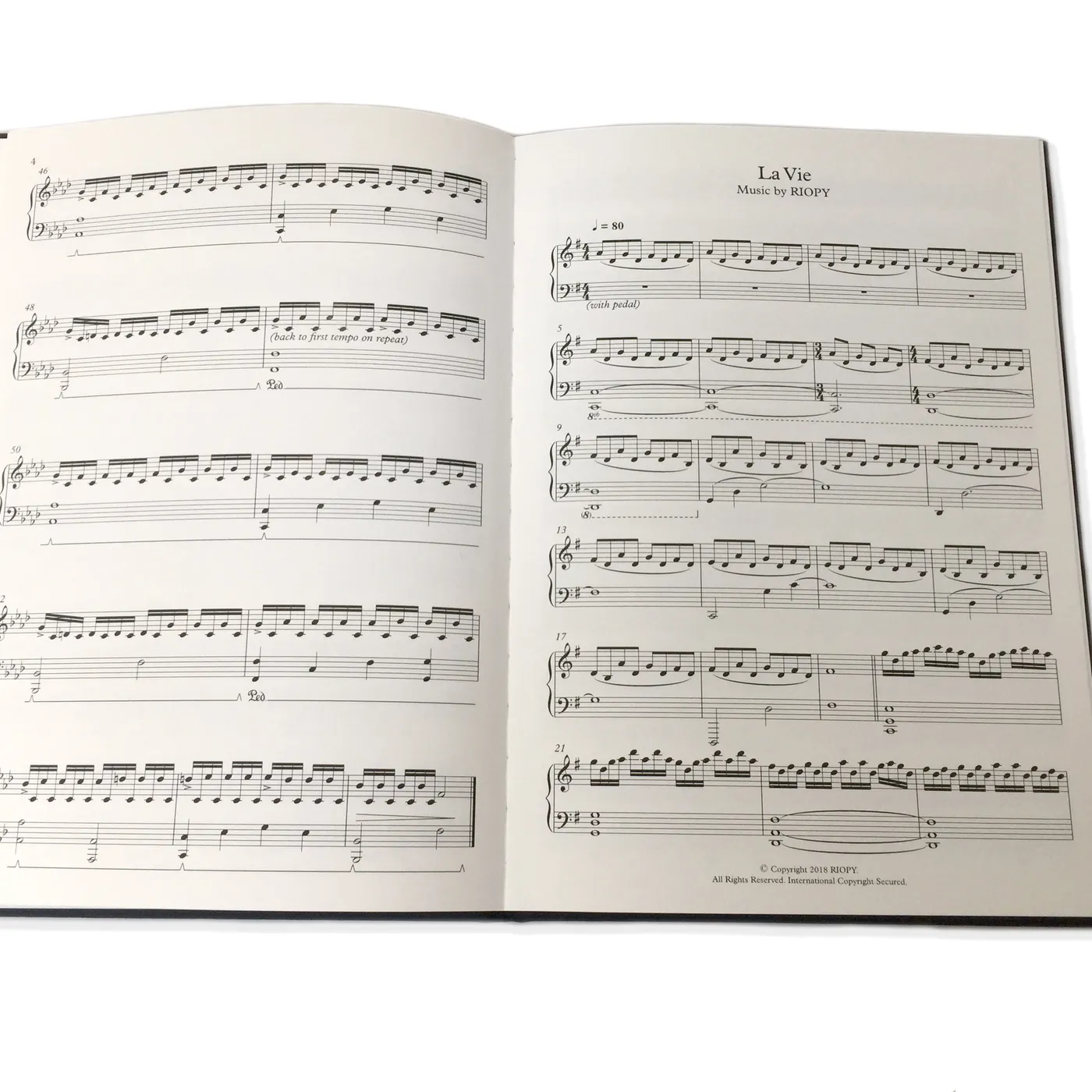 RIOPY Sheet Music Book