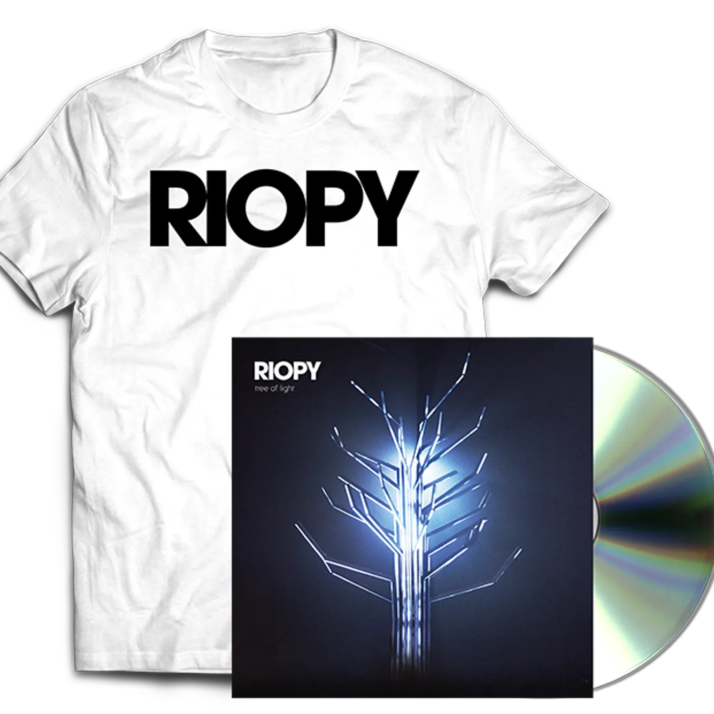 RIOPY Tree of Light Signed CD & T-shirt Bundle