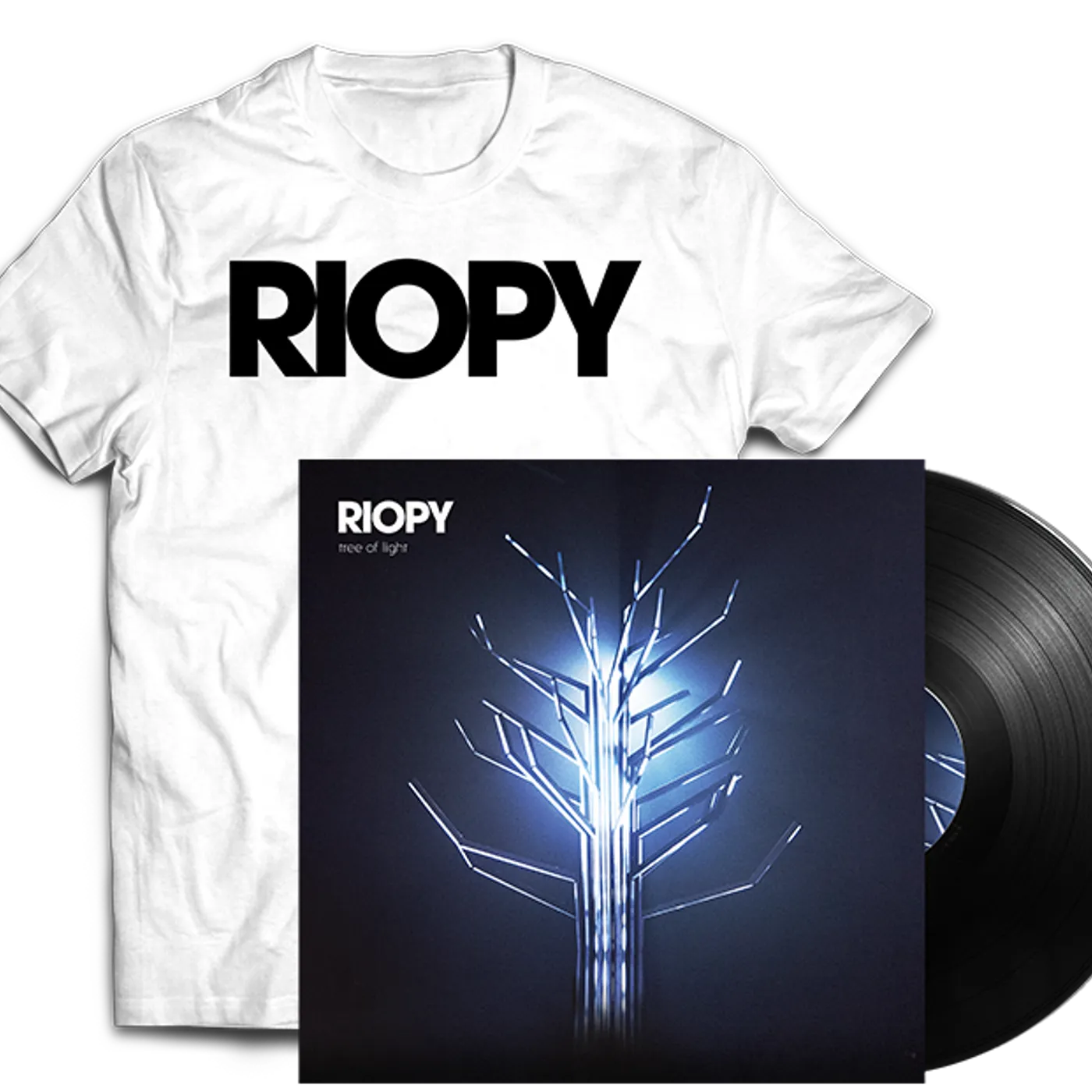RIOPY Tree of Light Vinyl & T-shirt Bundle