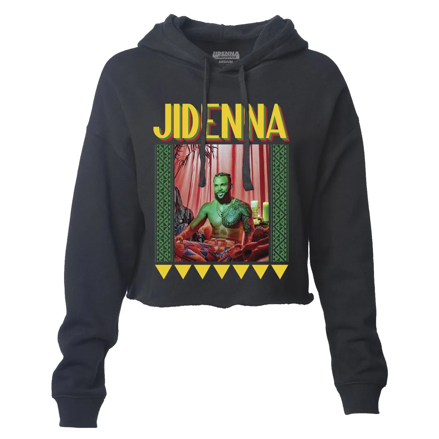 Jidenna Crop Top Women's Hooded Sweatshirt [SOLD OUT]