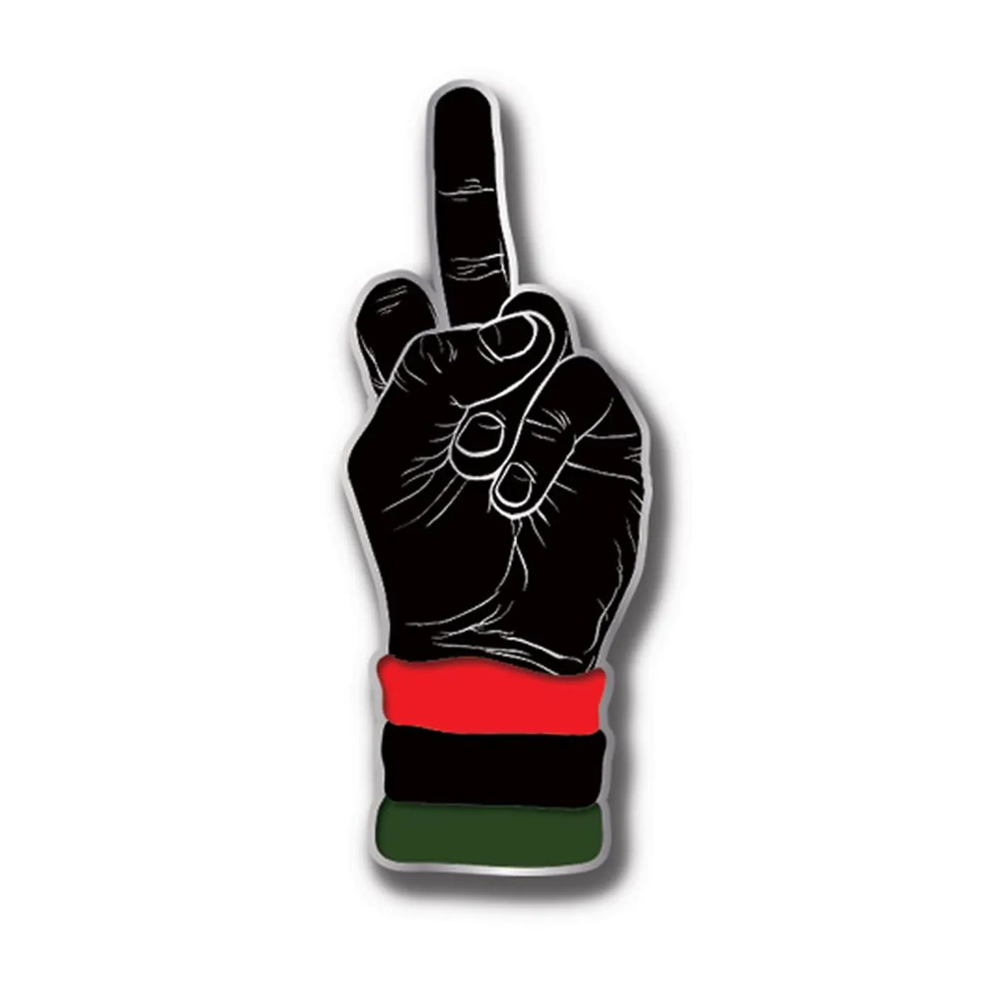 dead prez Middle Finger Pin