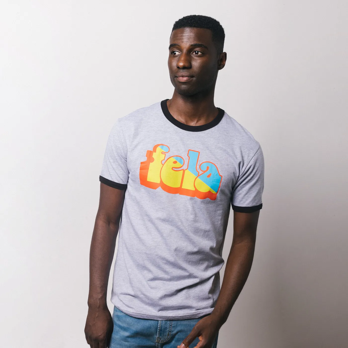 Fela Kuti Fela Retro Ringer T-Shirt (SOLD OUT)