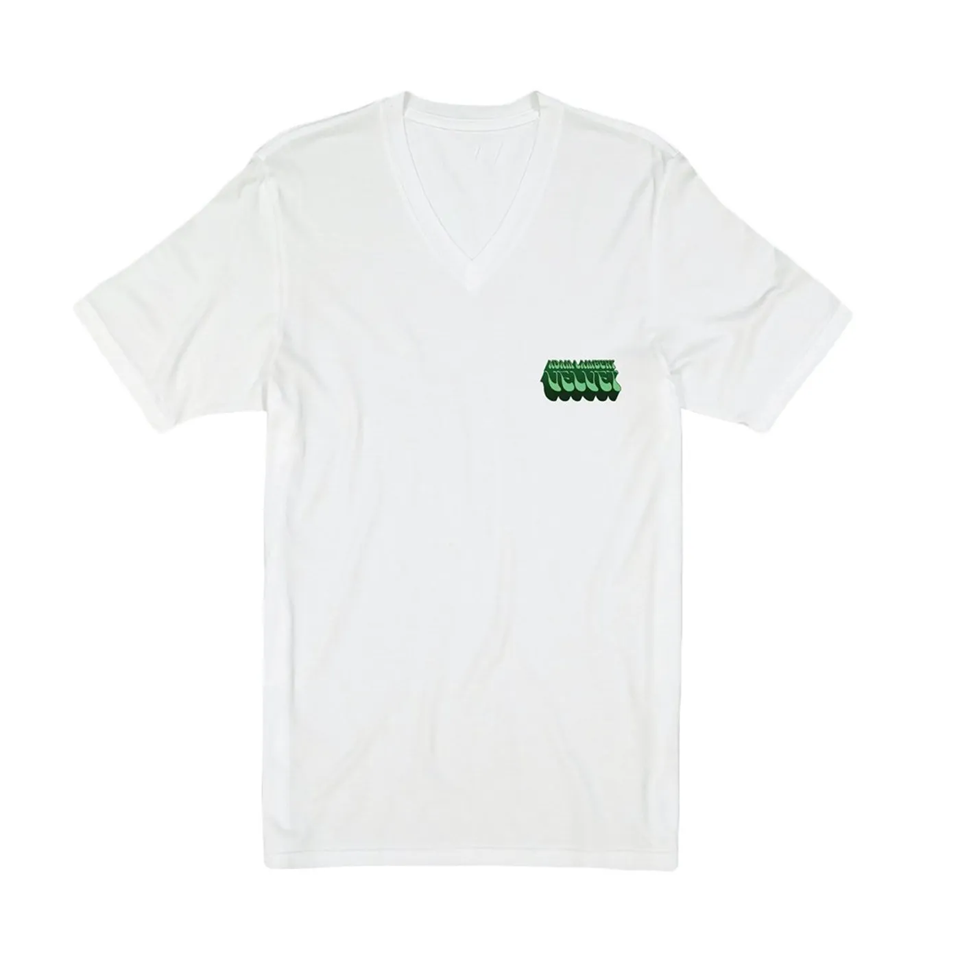 Adam Lambert Bright White V-Neck Tee