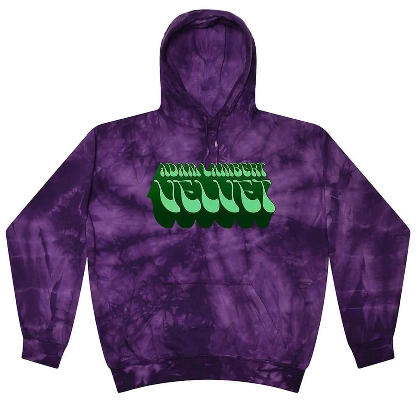 Adam Lambert Deep Purple Tie-Dye Hoodie
