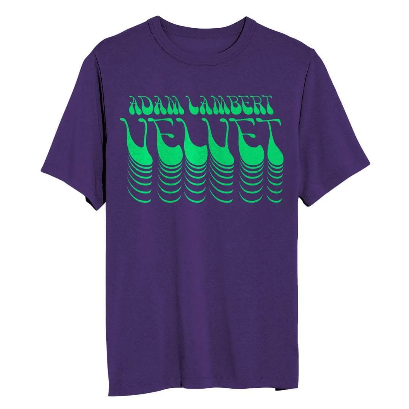 Adam Lambert Purple Unisex Flock Tee