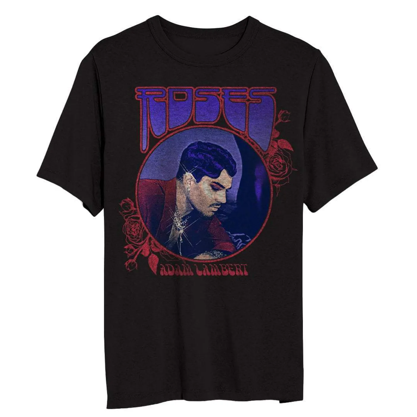 Adam Lambert Roses Vintage Tee - Unisex