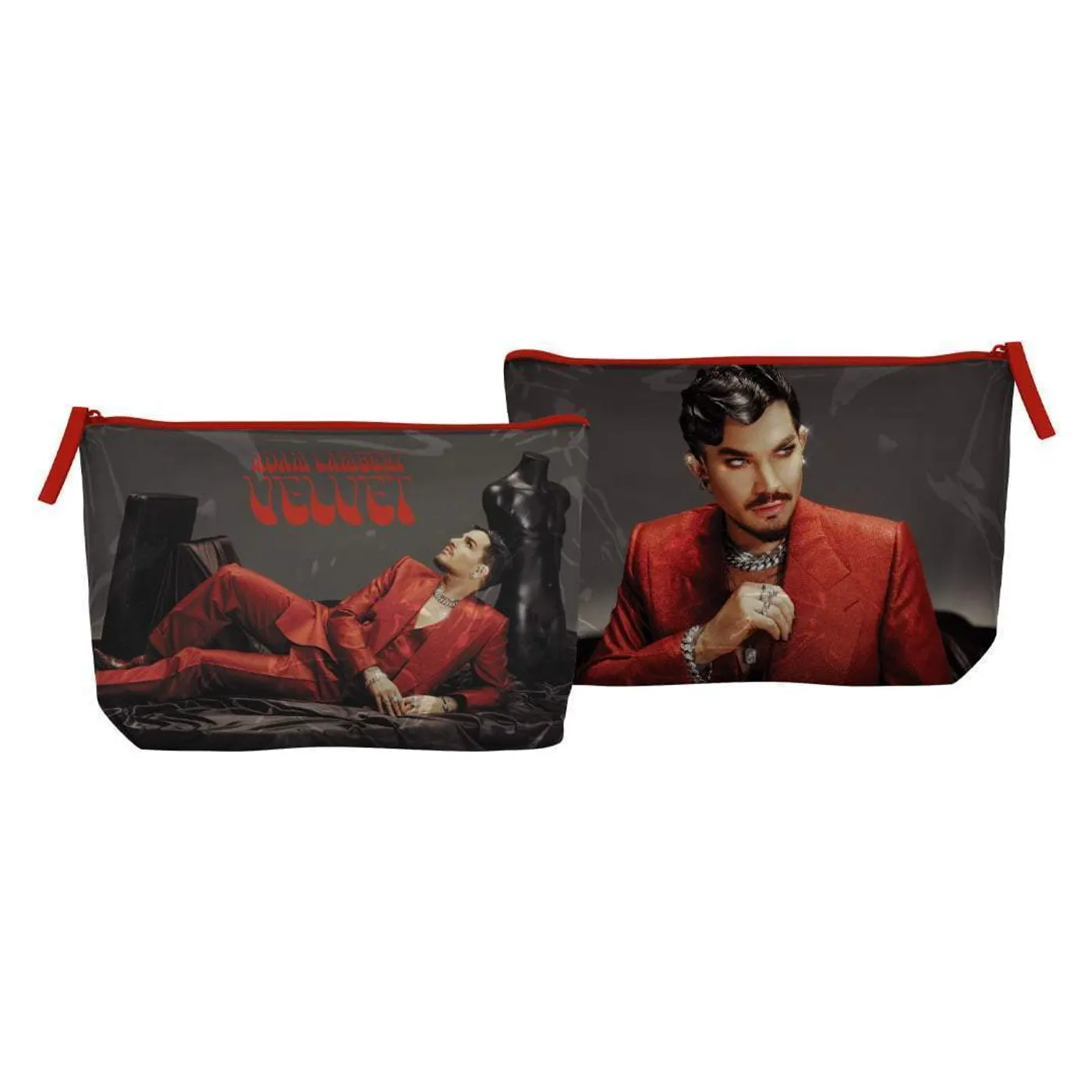 Adam Lambert VELVET Bottom Gusset Small Amenity Bag + Download