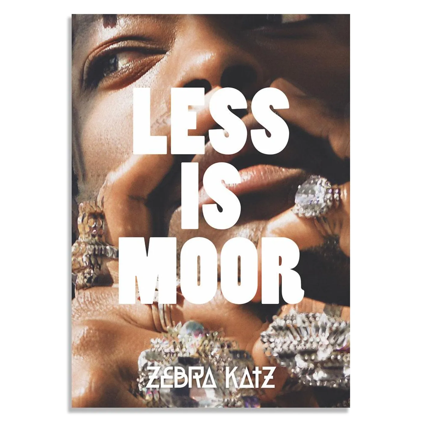 Zebra Katz LESS IS MOOR A2 POSTER