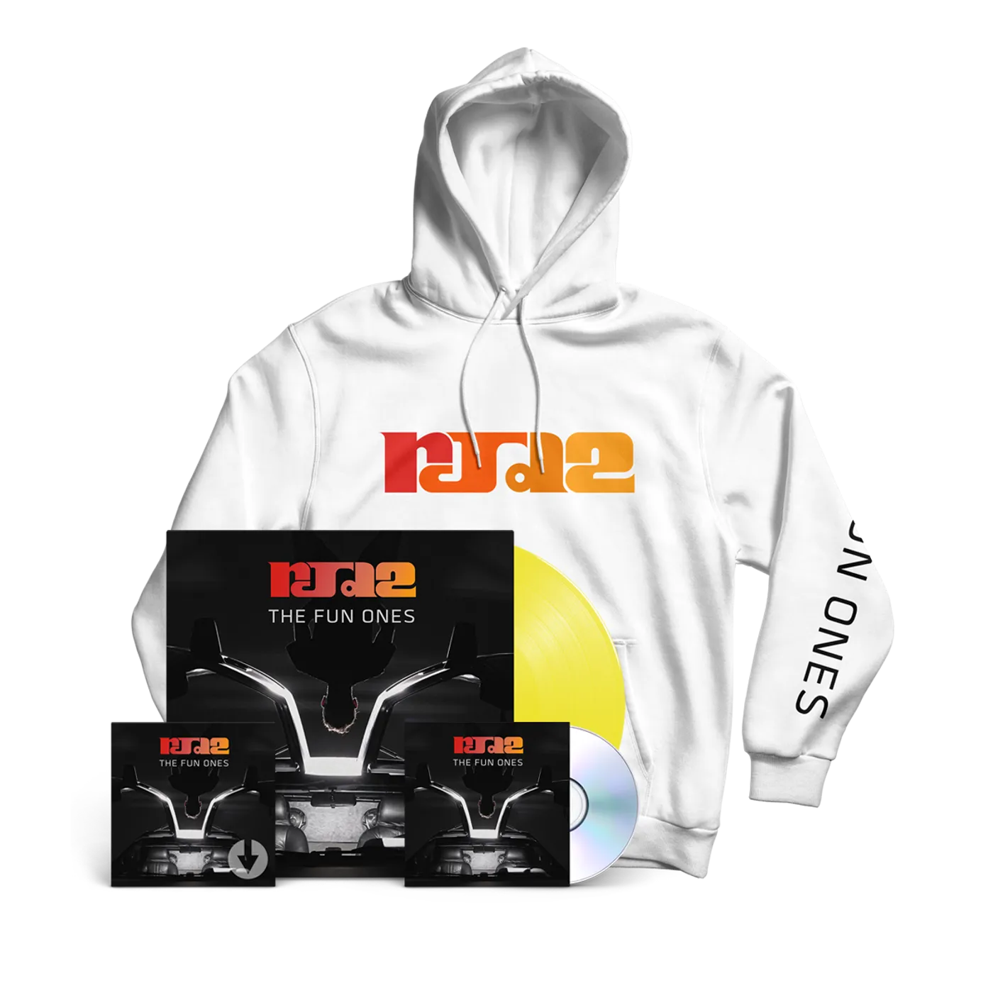 RJD2 The Fun Ones Hoodie + CD + Vinyl + Download