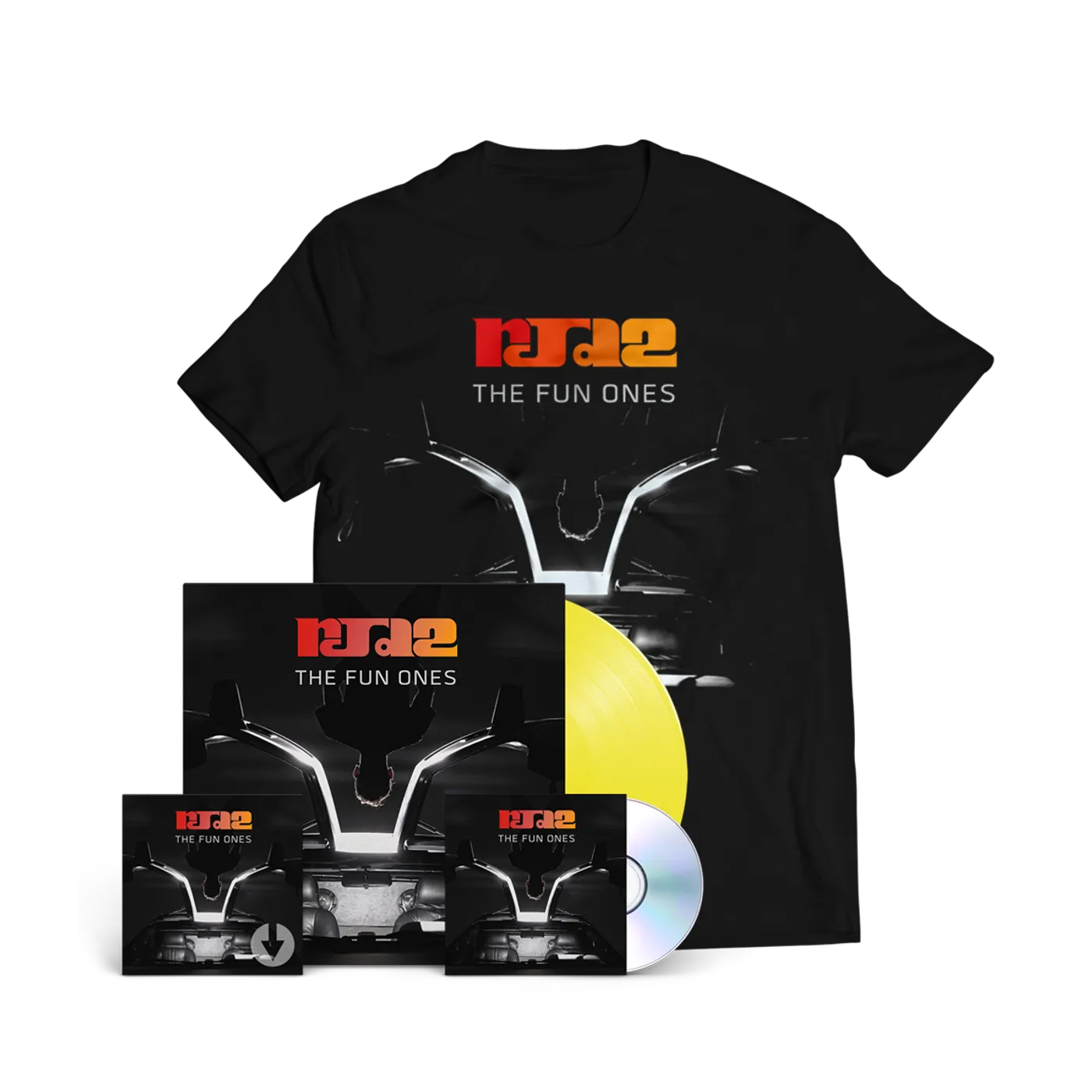 RJD2 The Fun Ones Cover T-Shirt + CD + Vinyl + Download