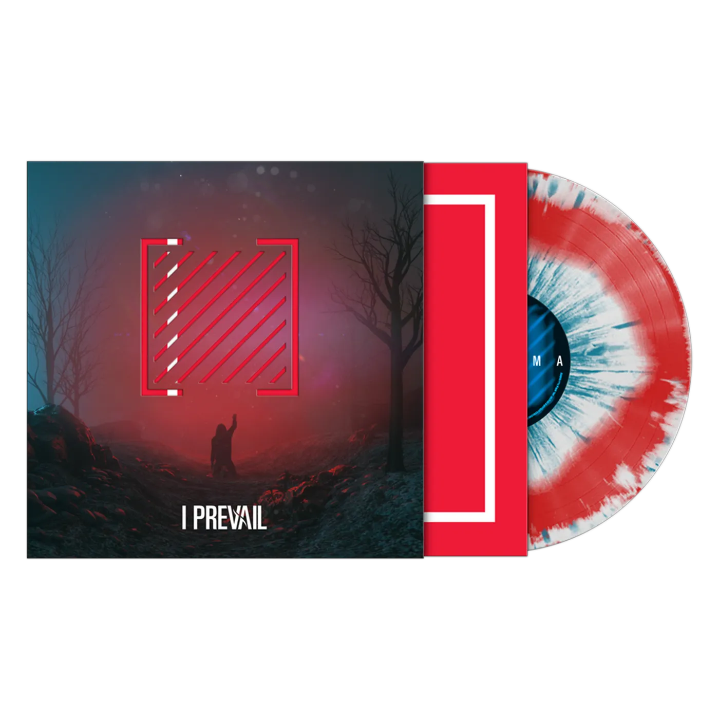 I Prevail Trauma LP - White/Red/Blue (Vinyl)