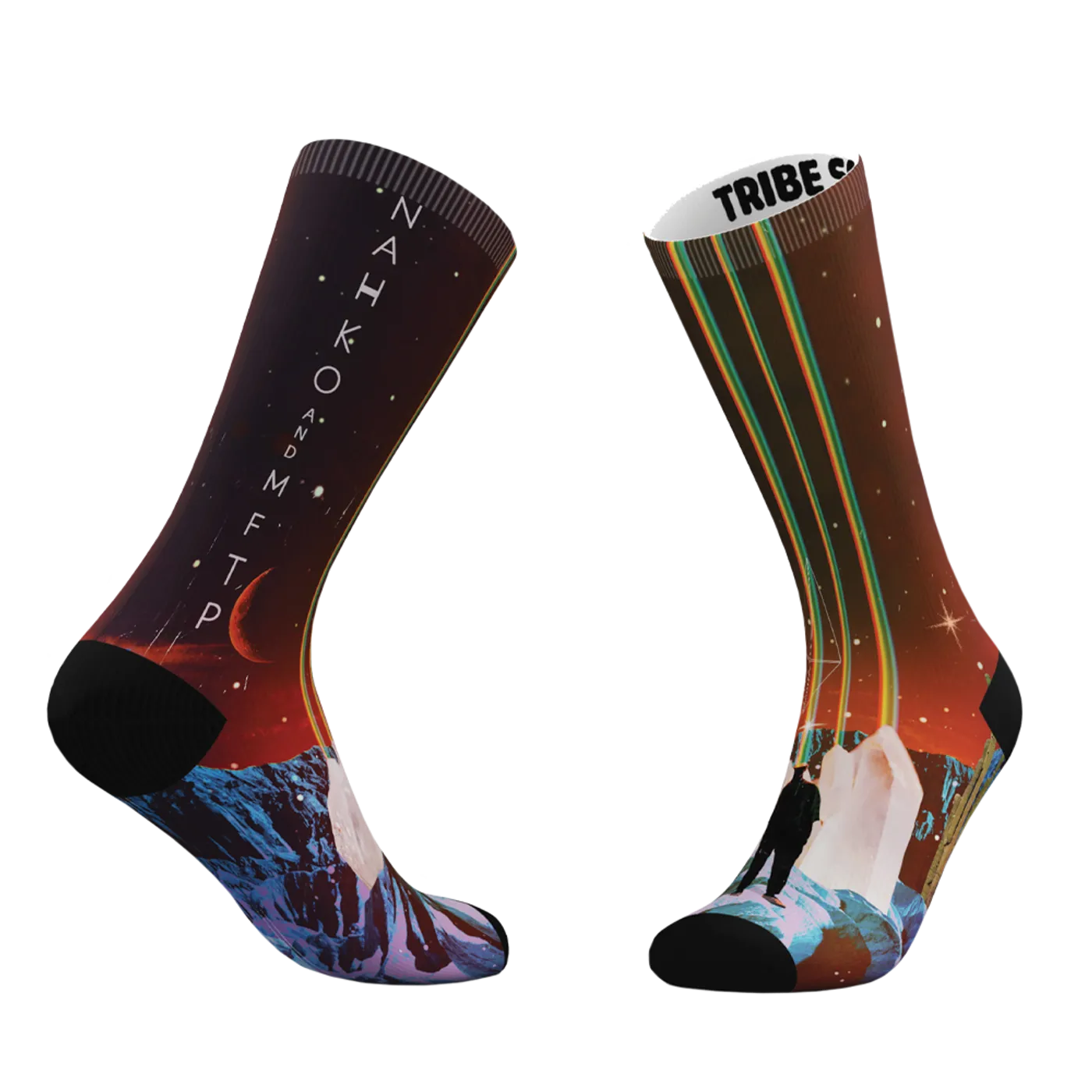 Nahko And Medicine For The People Crystal Head Socks