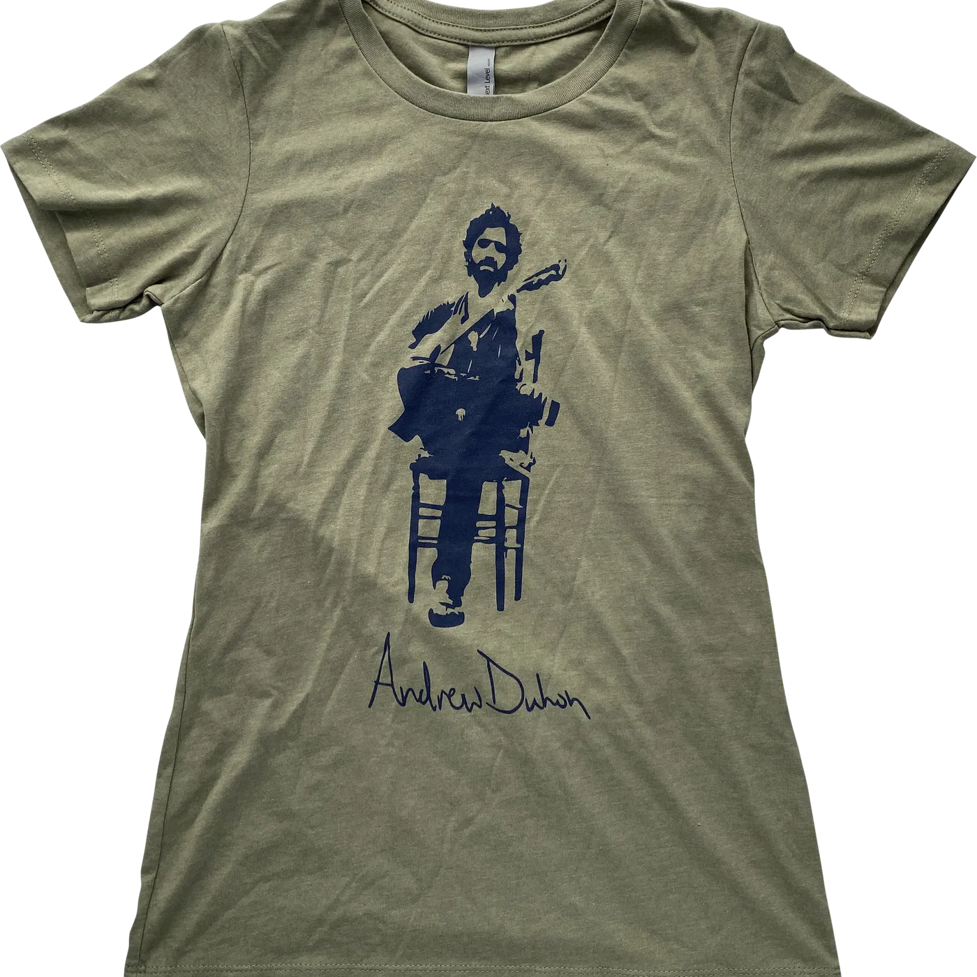 Andrew Duhon Ladies Silhouette Shirt- Olive Green