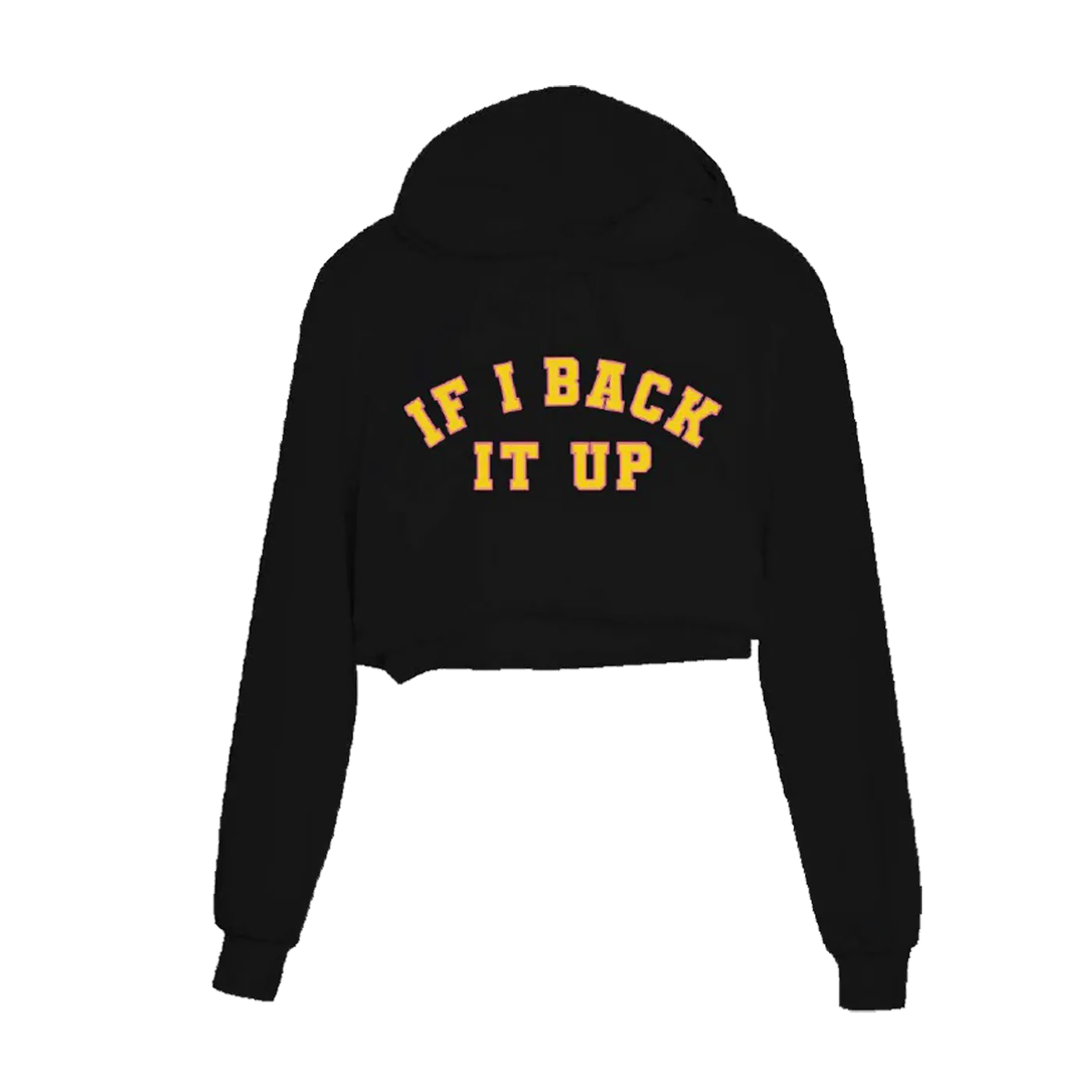 Cookiee Kawaii If I Back It Up Crop Hoodie