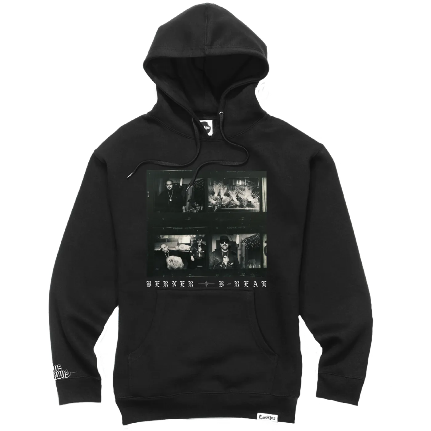 Berner Los Meros Album Hoodie - Shadow Black + Download