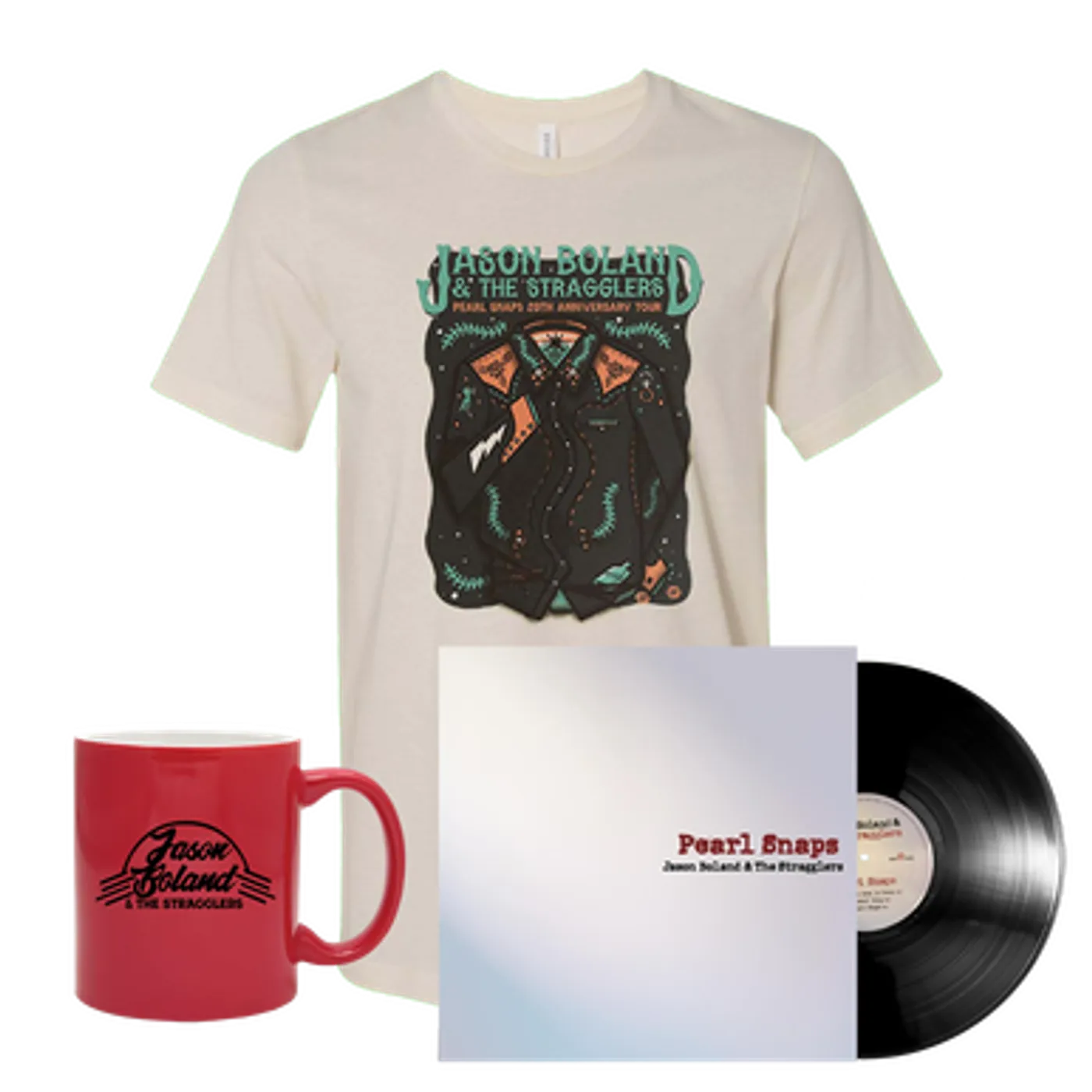 Jason Boland & The Stragglers Pearl Snaps - 20th Anniversary Bundle