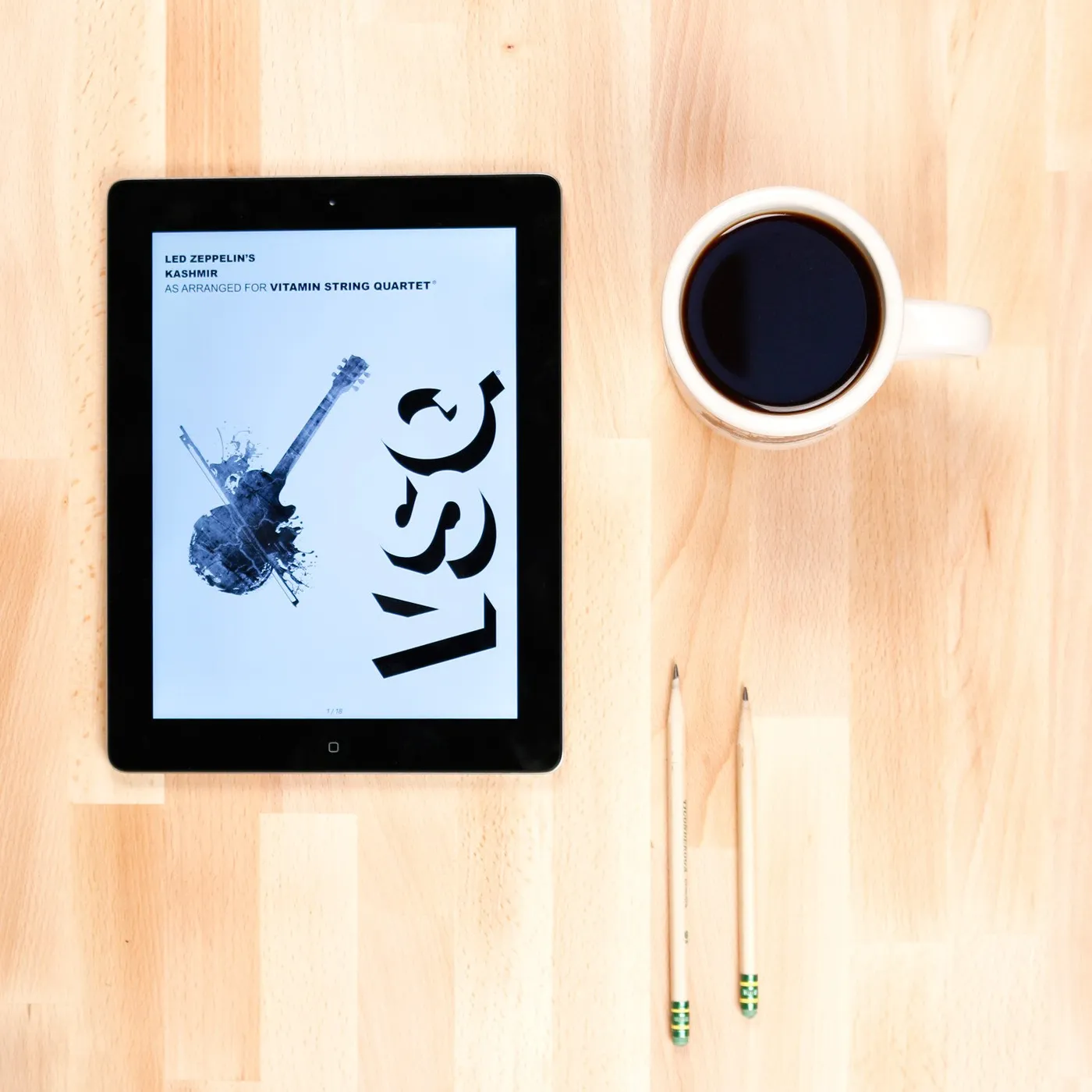 Vitamin String Quartet Led Zeppelin's "Kashmir" as Arranged for VSQ (Sheet Music)